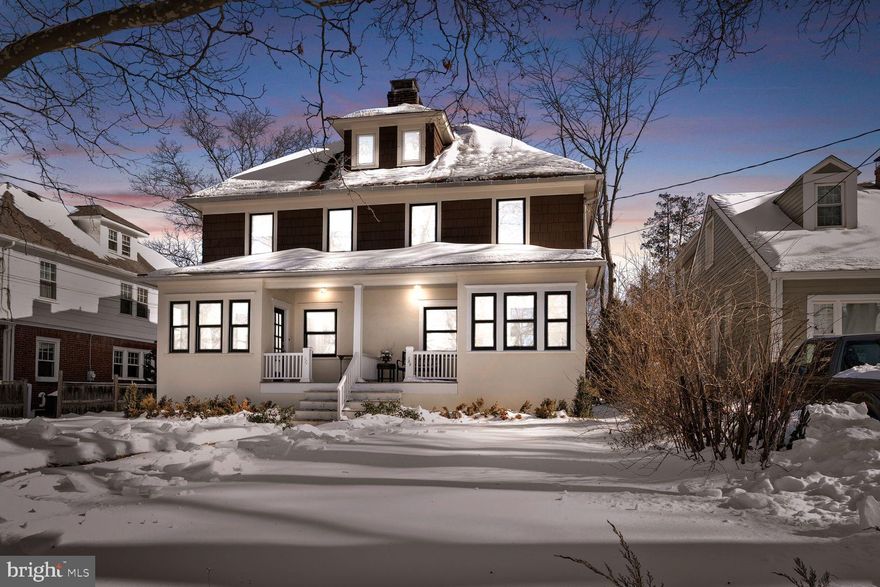 Quietly set along one of Princeton’s most picturesque sycamore-lined streets, this lovely duplex residence offers a rare opportunity to own a beautifully updated, move in ready home just moments from downtown Princeton, Princeton University, and the town’s top-ranked schools.

Originally built in 1931 and meticulously renovated by the award-winning Garretson Builder team, this four-bedroom condominium offers approximately 1,950 square feet of living space across three levels. Classic details are thoughtfully paired with modern craftsmanship, including newly refinished hardwood floors, black-accent Marvin windows, curated contemporary lighting, and premium Baldwin smart-key hardware.

The kitchen is designed for both everyday living and entertaining, featuring cherry cabinetry, granite countertops, stainless built-in appliances, and a sunlit breakfast nook. Updated bathrooms reflect a cohesive, understated aesthetic throughout.

A defining feature of the home is the private third-floor suite, highlighted by cathedral ceilings and a mint-condition full bathroom—an exceptional bonus in Princeton’s duplex-style residences. This level functions beautifully as a primary retreat, guest quarters, or executive home office, enhancing both livability and long-term value.

Infrastructure improvements include central air conditioning, gas-fired cast iron radiator heat, gas fireplace, a new asphalt shingle roof, and a shared two-car detached garage. Covered front and rear porches overlook a tranquil shared backyard with fresh landscaping, offering an unexpected sense of privacy in a walk-to-town setting.

The full basement provides generous storage and updated systems, including a French drain with battery-backed sump pump, modern electrical panel, and secure Bilco door with walk-out access to the backyard.

A rare combination of location, design, and updates in the heart of Princeton.