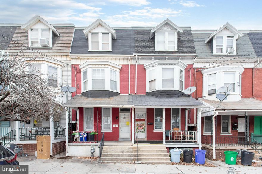 Welcome home to this 3-Story Rowhome in York City, featuring 4-5 bedrooms, a full bath, new vinyl plank flooring and some fresh paint.  Front covered porch with railing. Beautiful bay window. Fenced rear yard with shared use of the 10ft wide private alley behind it (not to be used for parking). Close proximity to downtown York, I-83, Route30 and public transportation. Interior doors installed and kitchen cabinets painted after photos were taken. Schedule your showing today!