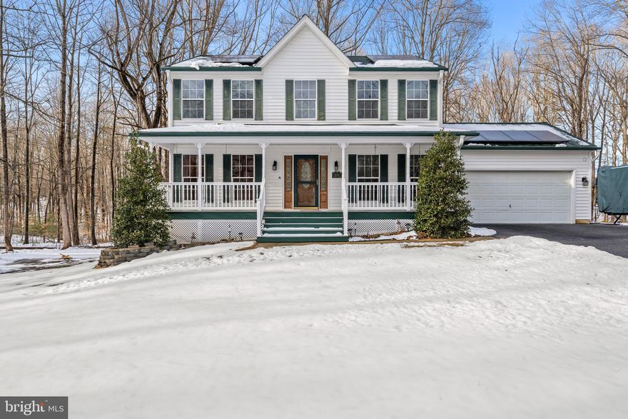 PRICE ADJUSTMENT!!!  Get ready for your move to this stunning 3-story colonial in Brandywine, MD! This 4-bedroom, 3.5-bath home w/finished basement has been freshly painted throughout to accommodate as MOVE IN READY!  ROOF (less than a month old), SELLER OWNED Solar Panels (sun powered for wonderful savings on electric bills), NEWER A/C, NEWER  Water heater,  water softener w/whole house filter, and kitchen features Custom Cherrywood cabinetry.  Garage floors freshly epoxy and paint,  and a newly paved driveway.   While it’s being sold as-is, you can rest assured the sellers have lovingly cared for this home.

Enjoy the outdoors with an above-ground pool (installed in 2007) surrounded by an expansive deck, extra storage space in the shed, and over 3.5 acres of private land perfect for nature lovers. The birds and wildlife are amazing, and the secluded location offers ultimate privacy.

This is a must-see property, so mark your calendars and schedule a tour as soon as it goes live. Fall in love with your future home—don’t miss out!