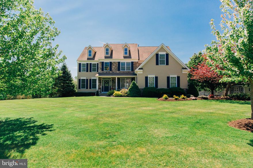 Set in the Estates of Deep Run, 315 Tinsman Drive offers the kind of Bucks County setting that feels calm from the moment you arrive. The home sits on just over 1 acre in Bedminster Township, with preserved-land views, mature surroundings, and a sense of privacy that still feels connected to an established neighborhood.

Inside, the home offers approximately 4,012 square feet with 5 bedrooms, 3.5 baths, a 3-car garage, and flexible spaces that support the way people live now. Morning light fills the sunroom, where the view changes with the seasons and nature becomes part of the daily rhythm. The kitchen has been brightened with painted cabinets and an updated backsplash, giving the heart of the home a lighter, more current feel. Neutral light walls, updated lighting, refreshed finishes, and newer second-floor carpeting contribute to a move-in-ready presentation.

The main level includes a first-floor office, generous gathering spaces, and easy indoor-outdoor flow. Outside, the deck, patio, usable fenced back yard, and stone fireplace with bluestone exterior living space create a natural extension of the home - a place for quiet evenings, casual hosting, or simply taking in the preserved open-space backdrop. Upstairs, the primary suite offers its own fireplace, generous closet area, and a spacious bath, while a second en-suite bedroom creates added comfort and flexibility for guests or extended stays. Additional bedrooms and flexible rooms give the home room to adapt.

The location balances quiet and convenience, with everyday access near Dublin Square and Doylestown dining, shopping, and train access less than 20 minutes away. It is an ideal home and lifestyle for buyers who value space, privacy, thoughtful updates, and a setting that feels close to nature without feeling removed.