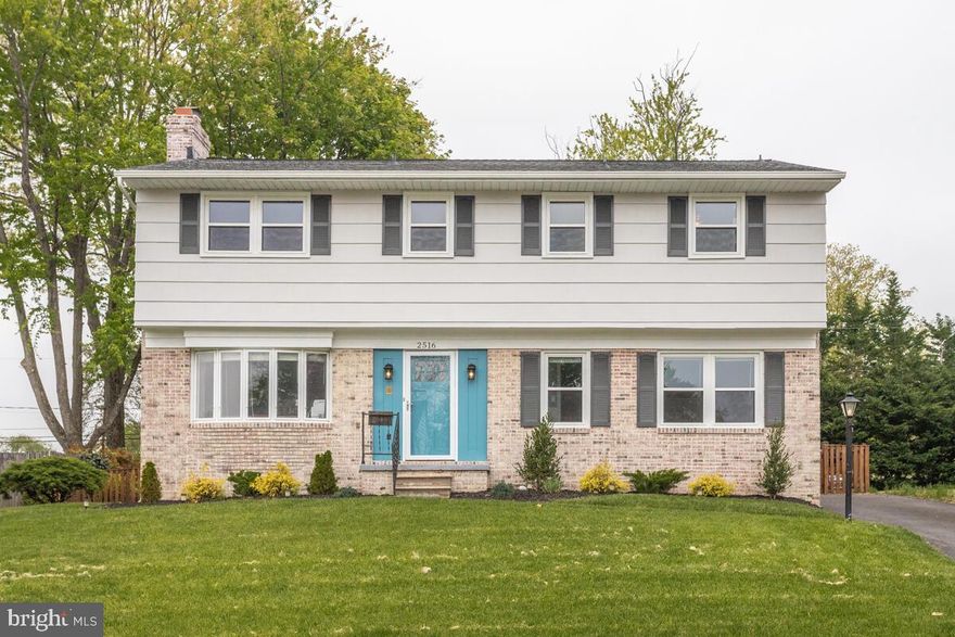 Updated colonial in desirable Springlake Timonium.   One of a kind main level floor plan offers fully updated kitchen (2021) that opens to dining area with access to fantastic deck (2020.)  Enjoy summer entertaining from your backyard oasis with large low maintenance deck, overlooking level fenced yard with a separate fire pit area and shed for storage.  Large living room boasts custom built-ins, fireplace and tons of natural light.  Additional main level room for home office, kids space or what ever your needs should be.  Hardwood floors in   living room and office, ceramic tile flooring through rest of level (2016.) Upper level offers four bedrooms with 2 full baths plus bonus room off the primary bedroom.  Full basement offers endless possibilities for future expansions.  Updates include new water heater 2022, full baths updated in 2018, main level half bath updated 2021, exterior painted 2021, driveway repaved 2021, attic insulation2021; sliding door replaced 2017, Windows replaced 2017, all new kitchen appliances 2016, New exterior doors 2016, New sump pump 2016, Roof replaced in in 2014 with 50 year architectural shingles; Newer gutters/downspouts with gutter guards; Chimney re-pointed and re crowned 2014. Truly nothing to do except move in!