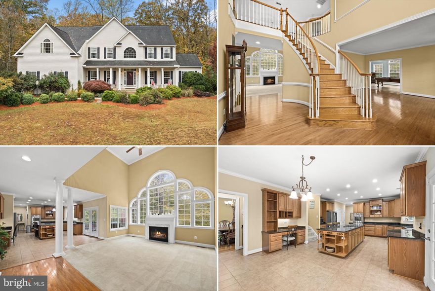 CLASSIC CHARM AND MODERN COMFORT COLLIDE IN THIS MAGNIFICENT ESTATE!!  NESTLED ON OVER 3  PRIVATE ACRES  IN QUIET COMMUNITY SURROUNDED BY MATURE TREES, YET JUST MINUTES FROM SHOPPING, DINING, AND MAJOR COMMUTER ROUTES.  THIS HOME COMBINES THE BEST OF PRIVACY, CONVENIENCE, AND MODERNITY!  COMING IN AT 6200+ SQFT, YOU ARE SURE TO NOT RUN OUT OF SPACE..AS YOU ENTER THIS HOME YOU WILL BE MET WITH AN ELEGANT 2 STORY FOYER WITH SOARING 20+ FT CEILINGS, AND BEAUTIFUL CURVED STAIRCASE.  THE FORMAL LIVING AND DINING AREAS OFFER TIMELESS APPEAL, AND LEAD TO YOUR BEAUTIFUL SUNROOM, FEATURING ITS OWN PRIVATE WALK OUT DECK,  GIVING YOU  AN ABUNDANCE OF SPACE FOR FAMILY GATHERINGS, HOLIDAY EVENTS, BIRTHDAY PARTIES, OR ANY OF YOUR ENTERTAINMENT NEEDS.  THE OPEN-CONCEPT FAMILY ROOM IMPRESSES WITH SOARING CATHEDRAL CEILINGS, A COZY GAS FIREPLACE, AND A GRAND WALL OF ARCHED WINDOWS THAT FRAME THE GORGEOUS  WOODED BACKDROP.  THE LARGE KITCHEN IS THE HEART OF THE HOME—FEATURING GRANITE COUNTERTOPS, STAINLESS STEEL APPLIANCES, A LARGE CENTER ISLAND,  BUTLER'S PANTRY, BUILT IN DESK & SHELVING, AND A BREAKFAST AREA THAT OPENS TO THE PRIVATE BACKYARD AND LARGE BACK DECK. WHETHER YOU’RE HOSTING GATHERINGS OR ENJOYING A QUIET MORNING COFFEE, THIS SPACE DELIVERS THE PERFECT SETTING - SUITED FOR ANY OF YOUR NEEDS OR ANY KIND OF CHEF! UPSTAIRS,  YOU WILL BE AFFORDED THE CONVENIENCE  OF 4 AMAZINGLY SIZED BEDROOMS, AND 3 FULL BATHROOMS.  THE LUXURIOUS PRIMARY SUITE PROVIDES A PEACEFUL RETREAT WITH GENEROUS SPACE FOR A LARGE SITTING AREA, A SPA-INSPIRED BATHROOM W/ LARGE DOUBLE VANITIES, WALK IN SHOWER W. BENCH, SOAKING TUB,  AND TWO WALK-IN CLOSETS. IN THE HOMES LARGE WALKOUT BASEMENT YOU WILL FIND  THE 2 ADDITIONAL BEDROOMS, AND ONE FULL BATH, BUT IT DOESN'T STOP THERE. ENJOY THE LARGE REC ROOM CAN BE USED FOR A MULTITUDE OF THINGS, IN LAW SUITE, GAME ROOM, ADDITIONAL STORAGE, YOU NAME IT!  THE LARGE PAVED DRIVEWAY AND THREE CAR GARAGE MAKE PARKING AND VEHICLE/ TOY STORAGE A BREEZE!  GRACEFUL, WELCOMING, AND BEAUTIFULLY DESIGNED — THIS HOME OFFERS THE PERFECT BLEND OF SOPHISTICATION AND EVERYDAY COMFORT. WHETHER HOSTING GATHERINGS IN THE OPEN LIVING SPACES OR ENJOYING QUIET MOMENTS BY THE FIREPLACE, YOU’LL FIND COUNTLESS REASONS TO LOVE EVERY CORNER.  **MINUTES FROM BEAUTIFUL CURTIS PARK, A 76 ACRE COUNTY RECREATIONAL AREA FEATURING AN OLYMPIC SIZE SWIMMING POOL, 18 HOLE GOLF COURSE, TENNIS COURTS, SOCCER FIELDS, SKATE PARK, PLAYGROUND, 18 HOLE DISC GOLF COURSE, HIKING TRAILS, AND FISHING AT THE ADJOINING 91 ACRE CURTIS PARK LAKE. ** DO NOT WAIT! CALL TODAY TO SET UP YOUR OWN PRIVATE SHOWING!