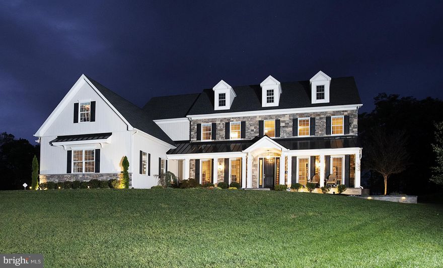 Executive Estate Home set atop the rolling hills of Bucks County in award winning Council Rock School District. Extraordinary by all standards, this handsome stone exterior home is custom built boasting a dramatic floor plan with an impressive Conservatory OR extensive in law suite with full bath and walk-in closet- you decide. Rich finishes and distinctive architectural detail grace this exquisite home. The grand two story foyer introduces the dramatic open floor plan from the beautifully appointed formal Dining Room to the Library accentuated with tall French doors and detailed built-ins. Delineated by columns, the captivating two story Great Room with floor to ceiling all stone 18 ft fireplace with 10 inch mantel is breathtaking and with warm hardwood floors leading you to the heart of the home; the Gourmet Kitchen. Any Chef is sure to be proud with top of the line bisque maple and mahogany cabinets, granite and quartz counter tops and professional appliances. A gorgeous island with hand-picked granite will accommodate a spread making the host the envy of the party. The Breakfast Room features a wall of windows creating picturesque views of the private 2.5 acre property and opens up to a sublime patio and stone-scaped fire pit. Completing the main level is the powder room, pantry and mud room. The Upper Level showcases an opulent Master Suite with 2 walk-in closets, one especially designed for the shoe connoisseurs, while the Master Bath is a luxurious retreat in white marble with a huge shower, stand-alone soaking tub and impressive detailed cabinetry encompassing his and her sinks. This level includes FOUR additional en-suite bedrooms complete with walk-in closets and full baths. A laundry room completes the upper level. All hardwood floors and ceiling fans throughout, custom drapes, blinds, window treatments, Hunter Douglas silhouettes; 10ft ceilings on main floor, 9ft ceilings on level 2; Finish with a walk-out basement and an extra-large 3 car garage w custom cabinets for storage. This estate home is better than new construction at just 3 years young, the owners have added extensive upgrades from new landscaping and exterior hardscaped walls with comprehensive outdoor lighting, new stone porch and stone walkway, the patio & firepit, to the stone wall in the conservatory, whole house sound system, security system and Arlo security cameras, laundry rm back-splash and cabinetry w/ sink and granite top, PLUS the coup de grace; The Sports Court which includes Basketball, Volleyball, Pickleball, Tennis/Soccer Rebounder (with nets included) making this home and property a show stopper! The location offers all the benefits of a rural setting with all the conveniences of town living. The views alone will take your breath away! Located within an easy commute to NYC, Philadelphia, and Washington D.C. Don't miss the best of Bucks County!