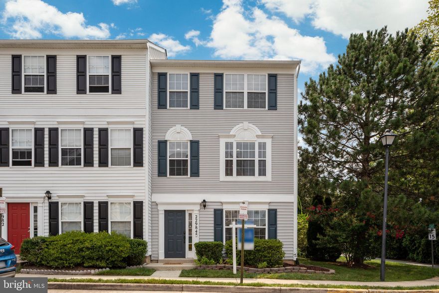 Welcome Home!  Immaculate and move in ready end unit town house nestled in the highly sought after Loudoun landscape.  Enjoy 2000+ finished sq ft and 2 car garage!  The exterior has been refreshed and reimagined with deck, patio, fence, and no maintenance turf ground cover.  This home is west facing with bright morning sunshine in the Kitchen and cool deck shade in the afternoon!  Upon entry you will be in awe of the spacious foyer and durable bamboo hardwood flooring throughout.   Just off the Foyer is a private study (or entry level bedroom) with full bath.  A spacious Recreation room offers endless possibilities for theatre, gym, or additional home office space.    The Kitchen boasts granite countertops, gas cooking, and your very own coffee bar! And the Living room beams with natural light and includes an electric fireplace flanked by white shiplap and decorative hardwood mantel.   In the evening hours retreat to your primary suite with walk-in closet and luxurious bath (dual sinks, soaking tub, separate shower).   There are 2 generous secondary bedrooms on the upper level.  NEW 50 year roof(2020), NEW water heater(2022); NEWer heating/cooling (2018).  <br><br> EXTRA, EXTRA, EXTRA!   Recessed lighting, fresh neutral paint, walk-in laundry room, epoxy garage floor, and so much more! .<br><br> LOCATION, LOCATION, LOCATION! This home is located less than 4 miles to the Innovation Station METRO station and less than 1 mile to local bus system.  Nearby Reston Town Center with dining, shopping, and entertainment.  Don't miss downtown Herndon's free Summer concert series - Friday Night Live!  Convenient access to Dulles Toll Rd/Route 28, Dulles International Airport, and Washington & Old Dominion Trail system. All dates approximate.