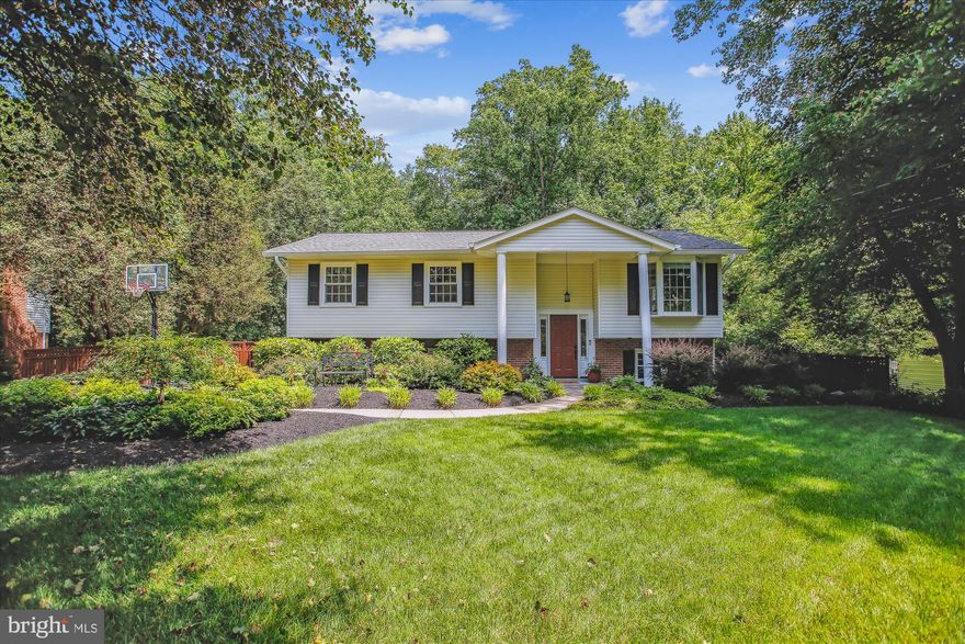 Impeccably maintained 4 bedroom, 3 bath Mount Vernon home. Wonderful sun-filled floorplan with hardwood floors throughout the living room, formal dining room, and three good sized bedrooms including the primary bedroom with full bath. Spacious open kitchen featuring granite counter tops, stainless steel appliances, an abundance of cabinets and counter space. The formal dining room walks out to a spacious deck that overlooks a private picturesque oasis featuring a custom designed heated  inground pool with pool side cabana and patio. Beautifully landscaped and tree-lined back yard gives you year-round privacy and is the perfect place for summer entertaining with friends and family. The lower level is nicely finished and offers a great family room with wood burning fireplace, full bath, additional bedroom/office and walks out to the pool side patio. Additional features and updates include: Complete driveway removal and repaving, New roof in 2022, Bronco Power Boost with automatic turn on and solar generated battery backup, Inground sprinkler system, Easy maintenance heated swim pool for expanded seasonal use. This is a prime location adjacent to the Mount Vernon County Club, close to great shops, restaurants, and all major roadways including the George Washington Parkway that gives you great access to the Pentagon, Fort Belvoir, Old Town Alexandria, and the District. Homes in this neighborhood don’t last long so set up a time to see it today.