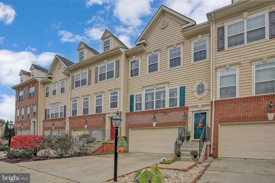 Beautifully upgraded townhome in Tanyard Springs community. This home is immaculate! Sellers have gone above and beyond to ensure there is nothing left to be desired.  Beautiful hardwood floors throughout the main level and on the main stairway. The main level is perfect for entertaining.  A large open kitchen over looks a bump out extension that makes the perfect sunroom.  Owner's suite is extremely spacious and has 2  large walk-in closets, vaulted ceilings and a private bathroom.  The en suite bathroom boast a large soaking tub, separate shower, dual vanities,  and a water closet for privacy. Upstairs you will also find two large secondary bedrooms and a common bathroom.  The lower level half bathroom was upgraded to a full bath and an additional closet was added so that it could be used as a fourth bedroom, should you have visitors. The fully finished lower level has beautiful built in shelving perfect for organizing and displaying your collectibles.  Community amenities include a pool, 2 tennis courts, 2 basketball courts, 4 playgrounds, 2 dog parks, 24 hr gym, about 3 miles of walking/biking trails, picnic areas with grills, open space. It is hard to not fall in love with this home.