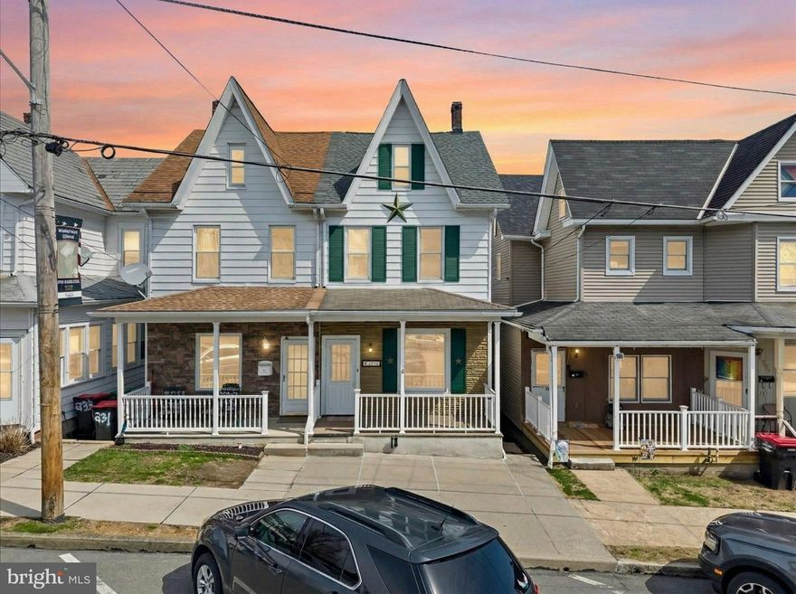 Step into timeless character and expanded living at 229 N 2nd St in Lehighton Borough. This classic Victorian twin offers 3 bedrooms, 1 full bath and 1 half bath, with a layout designed to maximize space, flexibility, and everyday functionality across multiple levels. The main level features a spacious living room and formal dining room with hardwood flooring and natural light, creating a warm and open flow throughout the home. The oversized eat-in kitchen provides ample cabinetry, workspace, and room for dining, serving as a central gathering space. A rear mudroom area adds convenience and direct access to the outdoor space. The second floor includes three well-proportioned bedrooms and a full bathroom, offering practical and comfortable living arrangements. The third-floor attic expands the home’s usability with two large, finished areas, providing flexible space for a home office, recreation, storage, or additional living needs. The walk-out lower level adds another layer of functionality with a partially finished recreation area, separate utility/laundry space, and a half bath. With direct exterior access, this level offers additional flexibility for extended living, guest use, or private space, subject to buyer verification. Exterior features include a covered front porch, elevated rear deck, and a deep lot with rear access. A detached garage provides off-street parking and additional storage. The combination of outdoor space and multi-level interior layout creates a property that offers more usable space than typically found in similar homes. Located in Lehighton Borough within the Lehighton Area School District, the home provides convenient access to Route 209, Jim Thorpe, local shopping, dining, and regional amenities, with accessibility to major commuting routes. This property presents an opportunity for buyers seeking a home with character, adaptable living space, and long-term value. Additional finished areas throughout the home offer flexibility for a variety of uses; buyers should verify permitted uses and improvements.