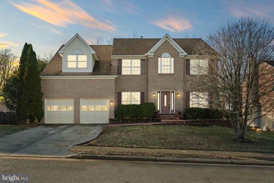 Stately brick front Colonial in coveted Austin Ridge—a commuter's delight and central to everything Stafford offers. Colonial Forge High School eligible! There is lots of hardscape and a great backyard. Colossal deck (grill conveys) for extra large outdoor gatherings. This home is ideal for a large family (or expanding one!). There is a full bath in the basement with two finished rooms and a room for storage ready to be finished if you wish for a third. Impressive LARGE master ensuite complete with sitting room. Newer appliances in the kitchen, new HVAC 2024, and spare refrigerators in the basement and garage for storing extra holiday or game day provisions. With a bit of light love, this home will really shine! All this, and it is aggressively priced! Do not miss out. Book your showing before it's too late.