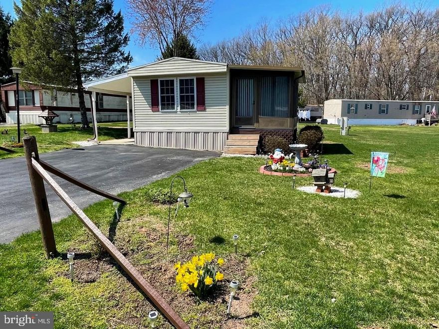 Affordable 2 bedroom 1 bath single wide mobile home in move in condition located in the centrally located Newberry Estates Mobile Home Community. Super close to I-83 Strinestown or Newberrytown exit. Covered Front Porch and Sunroom. All Appliances included. New Heating & Air Conditioning system 2020, Roof 2019, Siding 2005 and Sunroom 2002. There are two parking spaces in the front of the property. Convenient and secure storage sheds (2) located in the rear of the property, with some paved area. New buyer must be approved by Park Management.