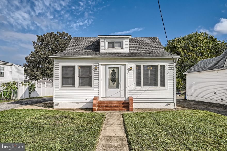 Welcome to this charming 3-bedroom, 2-bath single-family home located in the heart of Essex. As you step through the front door, you're greeted by a spacious foyer with dual closets and a cozy office nook, perfect for working from home. The foyer flows into an open living and dining room combo, providing ample space for relaxation and entertaining. The main level also features a master bedroom complete with a large walk-in closet and an en-suite full bath for your convenience and privacy.  Step down into the newly renovated chef's kitchen, complete with white shaker-style cabinetry, granite countertops, under counter remote controlled lighting, a double sink, a custom backsplash, and a breakfast nook. A newer slider with built-in blinds provides easy access to the gorgeous newer Trex deck, perfect for outdoor entertaining. The upper level offers two additional bedrooms, providing ample space for family or guests. The lower level is a blank canvas awaiting your personal touch, offering endless possibilities for customization.  Recent upgrades include a newer HVAC system, a hot water heater, luxury vinyl flooring throughout, and a waterproofed basement. The fully fenced rear yard offers privacy, and the separate 1-car garage with a long driveway provides plenty of parking.  Come take a tour and make this your dream home!