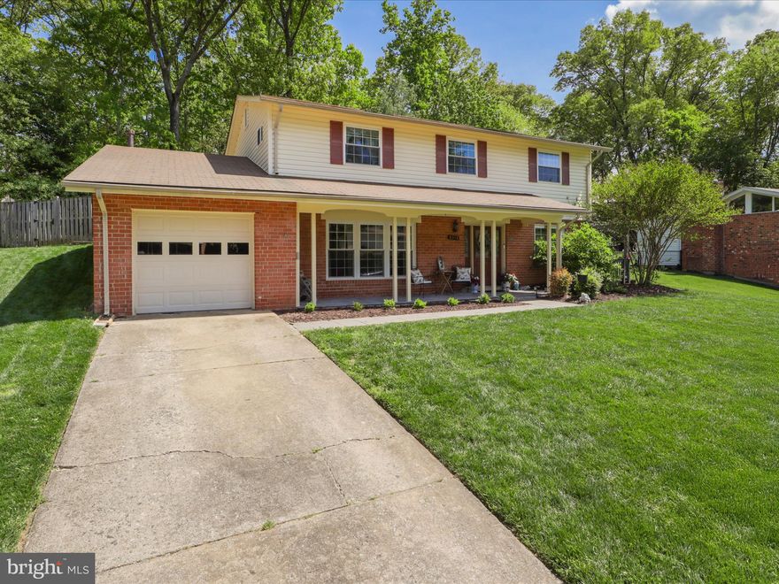 Fall in love the moment you step onto the welcoming front porch of this beautifully DUCHESS model, just steps from the scenic trails and tranquility of Royal Lake. This home perfectly blends charm, comfort, and modern style—ideal for today’s lifestyle. The main level features gleaming hardwood floors and a fully remodeled kitchen that’s sure to impress, complete with stainless steel appliances, granite countertops, and soft-close cabinetry. Enjoy elegant meals in the formal dining room adorned with crown molding and shadow boxing, or step outside onto the side deck with a stylish pergola—perfect for grilling and outdoor dining. A sun-filled family room offering a cozy spot to unwind, while a bonus main-level den/game room provides flexible space for work or play. You’ll also love the convenience of a dedicated laundry room and attached 1-car garage. Upstairs, you'll find the second family room on the upper level opens through sliding glass doors to a spacious stone patio and a large, level fenced backyard—ideal for entertaining or relaxing. The luxurious owner's suite is your private retreat, featuring a fully remodeled en-suite with spa-like finishes. Additionally, there are plenty of space with 3 additional generous bedrooms and a beautifully renovated hall bath. The home is well located in a prime commuter-friendly area—just a short walk to the Metro bus stop to Pentagon and minutes from the VRE and I-495. This community offers 3 community pools with NO HOA, playgrounds, easy and quick access to George Mason University (about 2 miles away) via Fairfax Connector, 2 blocks from Lake Royal Park, Burke Farmer's Market, shops, stores, and eateries. This home offers the perfect balance of suburban tranquility and urban accessibility.