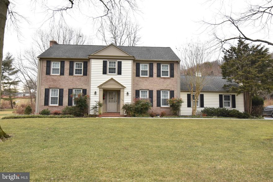 Welcome home to the ever popular neighborhood of Hunt Club Farms located in the suburbs of Towson.  This true 5 bedroom, 3.5 bath with an oversized 2 car garage home is situated on  a picturesque  .68 acre  flat lot.   This home has been  beautifully cared for by  its's residents of 43 years and is truly a rare find.  Features include Dual FHA gas systems. Hardwood floors thru-out (some under carpet),  and1st floor laundry if desired (has currently been moved to basement).  Improvements include windows, siding, 30 yr roof, sidewalks, driveway, walk-in shower, furnace & A/C systems and more.  Over 3,200 sq ft of finished living space .  Great bones and location  ready for your personal decorating  style.