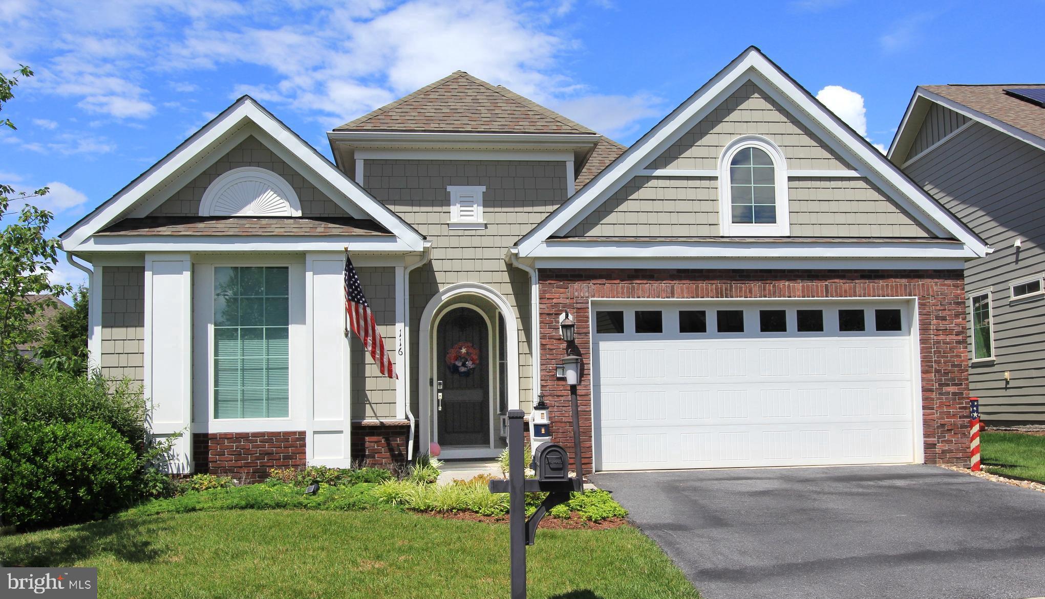 This Refresh model with a large, Screened Porch and Finished Basement is a rare find in the sought-after 55+ Active Adult Resort Style Living Community of Trilogy at Lake Frederick. The open floor plan features the kitchen in the back which makes it unique among other Refresh models in the neighborhood. Enjoy participating in clubs and activities at the Shenandoah Lodge with friends, dining at the lake front farm to table restaurant Regions 117, hiking, fishing or boating at the lake, or relaxing at home on your screened porch or cooking out on your deck. This lovely designer home has numerous upgrades. On the main floor you will find a Gourmet Kitchen with granite countertops, a huge granite kitchen island, and stainless-steel appliances including a double oven, with a gas cook top and vent, and a window at the sink. On the main floor you will also find a cozy reading nook with a gas burning Fireplace, a Great Room with plenty of natural light, a Dining Room with walk out onto the inviting Screened Porch and Deck, a Primary Suite with Ensuite Bathroom featuring double sinks and a large shower with built-in bench and walk-in closet, a 2nd Bedroom, a 2nd full Bathroom, and a well-appointed Laundry Room with a sink, extra counter space and cabinetry which is suitable for an Office. The stairway to the lower level is wide and lofty with a landing that has a cathedral ceiling feel. On the lower level you will find a large Recreation/Game Room/Media Room with a walk up to the side yard, a 3rd Bedroom, a 3rd full Bathroom, Utility Room and two separate Storage Rooms. A whole home Humidifier, Water Softener, and a whole home Air Purifier add to the many owner improvements. LVP has replaced all carpeting and compliments the wide plank wood flooring on the main floor.
-If you like to travel, this home is a perfect "lock & go"! Your snow removal and lawn care are covered by the HOA, and the home has a programmable underground Irrigation System as well as a Ring doorbell.
-The location within the neighborhood is ideal for those who wish to be close to all that Trilogy has to offer. Amenities in Trilogy at Lake Frederick include: The Shenandoah Lodge - Event Center, Region's 117 Restaurant, Meeting Space, Rachel's Kitchen, Arts & Entertainment Center, Bar, Library, Game Room, Golf Simulator, Fire Pit; The Athletic Center - State of the Art Gym, Indoor Pool, Outdoor Pool, Locker Rooms, Tennis Courts, Pickle Ball Courts and Fitness Classes; Dog Park, Picnic Area, Walking Paths, and Common Areas. Trilogy at Lake Frederick is located along the wooded shores of beautiful Lake Frederick and is in close proximity to shopping, churches, medical, parks, recreation, wineries, Rt. 81, Rt. 66, Rt. 50, Rt. 7, and within a one-hour drive to Dulles Airport.