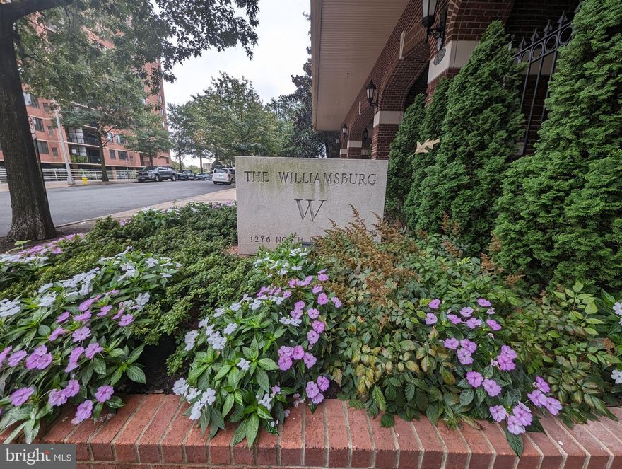 Freshly painted condo in high rise complex located minutes from the Courthouse Metro, Courthouse movie theater, shopping, and restaurants. Two bedrooms and one large dual entry bathroom boasts separate shower and soaking tub. Small balcony with space for a cafe table and chairs for morning coffee or an evening of reading. Washer and dryer in unit for convenient laundry. Gas fireplace in living area. Water/sewer included in the monthly rent. Tenant responsible for all other utilities. $45 application fee per applicant. Building charges a move in fee of $250 (M-F) or $300 on Sat. Minimum 12 month lease but will consider longer term lease. No smoking, no pets. Unit comes with 2 assigned parking spaces in the underground garage.