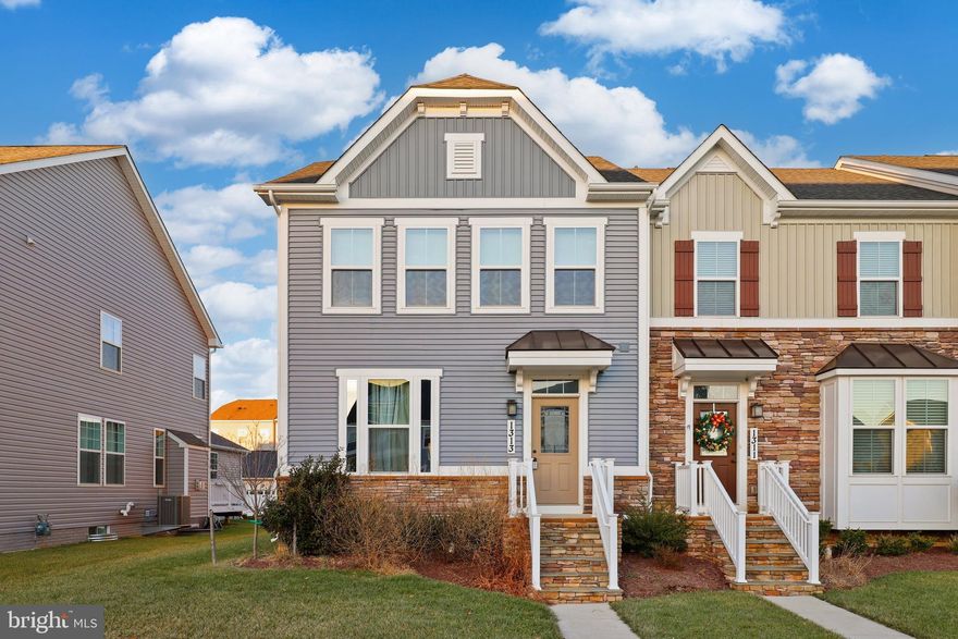 Welcome to your new lifestyle at 1313 Monocacy Crossing Pkwy, nestled in the picturesque town of Brunswick! This end-unit townhome on a Premium lot, boasts over 2400 finished square feet of luxurious living space. The main floor welcomes you with an open layout, seamlessly connecting the living room and kitchen, bathed in ample natural light throughout. The modern chef’s kitchen itself is adorned with a spacious center island, ample cabinetry, and stainless steel appliances. There is a spacious pantry as well. The large eat-in area accommodates a dining room table, complemented by a convenient half bath on the main floor. Ascend to the upper level to discover a generously sized primary suite featuring a walk-in closet and an en-suite bathroom. Completing the upper level are the laundry facilities, two additional bedrooms, and another full bathroom. The lower level presents a versatile spaces, including an office, exercise room, or potential fourth bedroom. A substantial second family room with a gas fireplace and an additional half bathroom, convertible to a full bathroom if desired, round out this level. Outside, an oversized detached 2-car garage and a yard await at the back of the home. The neighborhood offers additional amenities such as a pool, grocery store, restaurants, and an activities center. Conveniently located near the Marc train, major commuter routes, the C&O Canal, the Potomac River, and the city of Frederick, this residence provides the perfect blend of comfort and accessibility. Don't miss the opportunity to tour this beautiful house!
