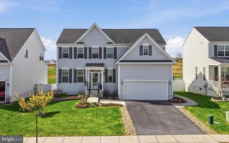 Not your everyday home! This well-appointed 2019 residence in a central Jefferson County location has been impeccably maintained and upgraded to the brim with many thoughtful enhancements. Outdoor enjoyment is maximized in both the front -- with a newly added front portico and paver patio -- and the rear, which features a custom firepit, stamped concrete patio below, composite deck off the kitchen above, and a quintessential white picket fence. Well-selected finishes throughout include LVP flooring on the main and upper levels, attractive bathroom flooring, upgraded fixtures and hardware, fresh paint, and more. In just about 3,500 square feet, the main floor layout maximizes flow, and the upper level has 4 spacious bedrooms plus convenient laundry facilities. Standout features include the kitchen with a 4-door fridge and double oven, backsplash and granite counters, plus extra built-in cabinetry to maximize storage. The primary bedroom is oversized, offering an extra bumpout for an office or private seating, his/hers closets, and a huge attached bath with bench in the tiled shower. Filled with so much light from 3 egress windows, the lower level affords flexibility with a rec room and additional space for a bedroom/bathroom to finish in the future. A reverse osmosis water treatment system, Simplisafe alarm system, and Google Nest thermostat make this move-in ready home even more desirable. Situated in a growing community with walking trails and easy access to local amenities and commuter routes, this beautiful home has so much to offer at a great value!