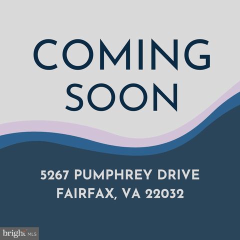 5267 PUMPHREY DRIVE FAIRFAX VA 22032