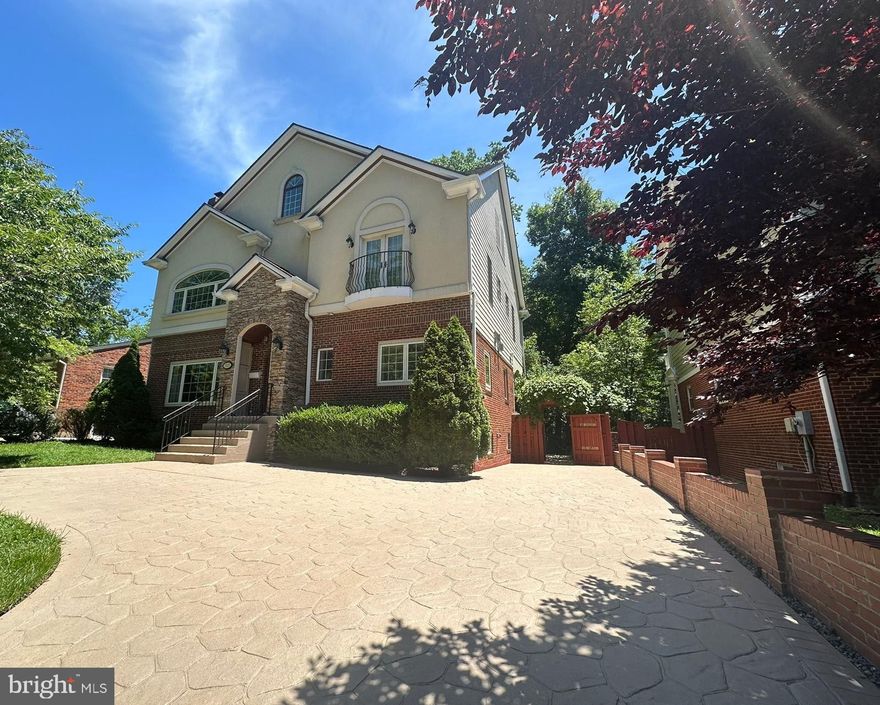 Welcome to 5508 N. Carlin Springs Rd. This beautiful custom built 5 bedroom - 5 1/2 bathroom offers over 4,500 square feet of open living space and is perfectly located in N. Arlington's most coveted neighborhood. Close to parks, trails, highly rated schools as well as any commuting to the district. No detail was overlooked, from the mahogany and maple hardwood floors, gas fireplaces, custom picture windows and extensive crown molding. Enter the main floor and into the gourmet kitchen with 10ft ceilings, heated floors, high end appliances, custom cherry cabinetry and a large central island perfect for meal prep, casual dining and entertaining. Adjacent to the kitchen is the formal dining room, powder room, office/family room and living area with direct access to the outdoors. Located on the second floor is the ultimate retreat. The large primary bedroom boasts a gas fireplace, a walk-in closet, second large closet and a spa-like bathroom complete with an overflow bathtub, steam shower, heated towel rack and floors and fireplace. Two additional adjacent bedrooms with en-suite full bathrooms and walk-in closets are located on this floor as well as the laundry room with front load Bosch washer and dryer units. A 3rd top floor features a large family room, 2 additional bedrooms and spacious full bathroom. The lower level is complete with a wet bar, a full bathroom with sauna and 2 additional rooms perfect for an at home gym, additional office space or even a theatre room. A storage room is also located on this floor. The outdoor space is serene, a quarter acre lot and beautifully landscaped grounds with a pond provide for a calm retreat. (landscaping services included in the rent so you can truly enjoy the lush surroundings without the hassle of maintenance) A storage shed is located in the lower yard. A well maintained deck overlooking mature trees provides the perfect area to gather with friends and family. Parking is a breeze either on the street or in the driveway with room for 3 vehicles. The high efficiency and new heat pumps with 3 zones heating and cooling provide great comfort all year round (heating and cooling maintenance provided) A whole house generator is also on site to ensure that the home is still up and running if power is ever lost. This home is a commuter's dream with easy access to major commuter routes and only 1.5 miles to the Ballston Metro. Pets considered on a case by case. Sorry no cats. Professionally managed. Available for move in starting August 15. Longer leases of 24 or 36 months are highly preferred.