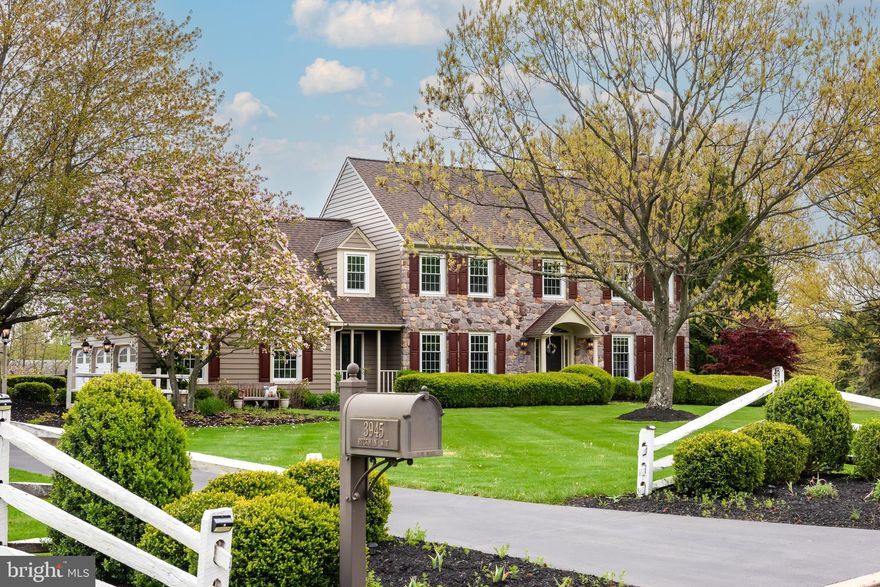 Ready for an Iconic custom built home by renowned craftsman John Arrow on the prestigious and highly desirable Ruckman Way? Look no further! A True nature lovers paradise offering an outstanding level 2.3 ac. homesite, specimen plantings, expansive vista views, sunsets and lovely colorful perennial gardens. This special residence offers an abundance of windows allowing unparalleled integration of the outdoor and indoor spaces with breathtaking views from every window.  The home features pleasing and comfortable sized rooms, a highly versatile floor plan with many recent updates offering a modern yet traditional aesthetic. Hallmarks include expansive decking, blue stone patio with knee walls overlooking the incredible grounds, remarkable fireside living room, private main floor study with doors to deck and pergola, gracious turned staircase, attractive sun filled dining room, recently updated white kitchen with professional stainless steel appliances, farm sink, natural stone countertops, center island and breakfast room, cozy vaulted beam ceiling great room with raised hearth gas fireplace with direct access to the gorgeous and private yard, a recently updated powder room, mudroom, convenient laundry room and attached 3 car garage completes the main level. Ascend the turned staircase to an open and expansive second floor hallway. Stunning Primary Bedroom Suite with two walking in closets, spa like primary bath with heated floors, oversized glass shower, dual vanities, towel warmer and water closet. Four more generously sized bedrooms offer an updated J&J bath and stylishly updated hall bath with double sinks. It does not stop there, enjoy the recently finished lower level great for the kids, gym or just watching all the exciting sports games! Additional upgrades to this fine home include New Windows and Doors, New and updated kitchen, New and updated baths, Hardwood flooring throughout, water filtration system and whole house generator. Meticulously maintained  best describes this home that offers an unbeatable Town & Country Lifestyle, now awaits the next lucky buyer. Award winning Central Bucks School District, Ideal locations with close proximity to Historic  Doylestown Boro offering an abundance of shopping and dining destinations. Yet set on this desirable private homesite in a quiet established neighborhood.