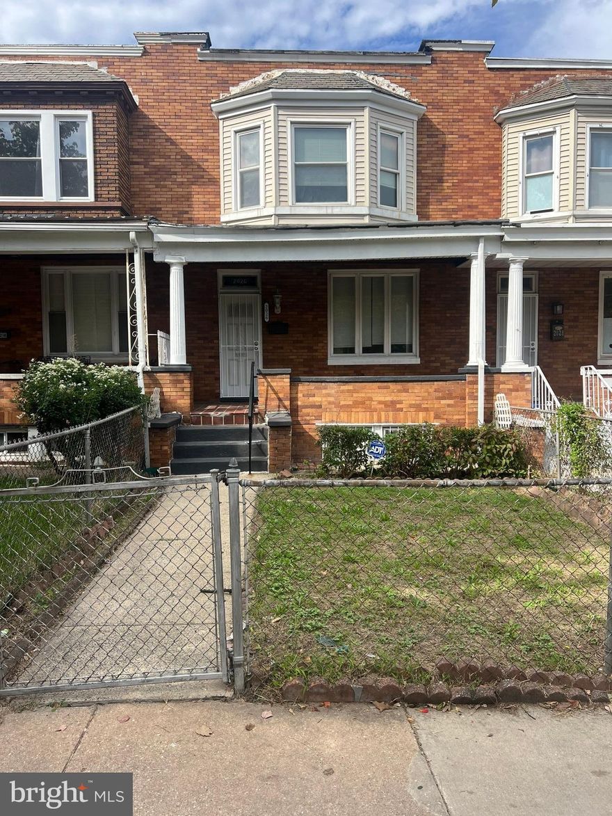 Move-In Ready 3-Bedroom Home Near Clifton Park & Darley Park! This updated Baltimore City property features a new roof, new boiler, newer water heater, and a complete basement waterproofing system including French drains and a sump pump. The hardwood floors have been sanded and refinished, and the home includes all appliances showing in photos, four ceiling fans, and even three brand-new window A/C units. The walk-out basement provides excellent storage space and potential for future finished living area. Conveniently located near major routes, parks, and public transportation—ready for immediate occupancy!