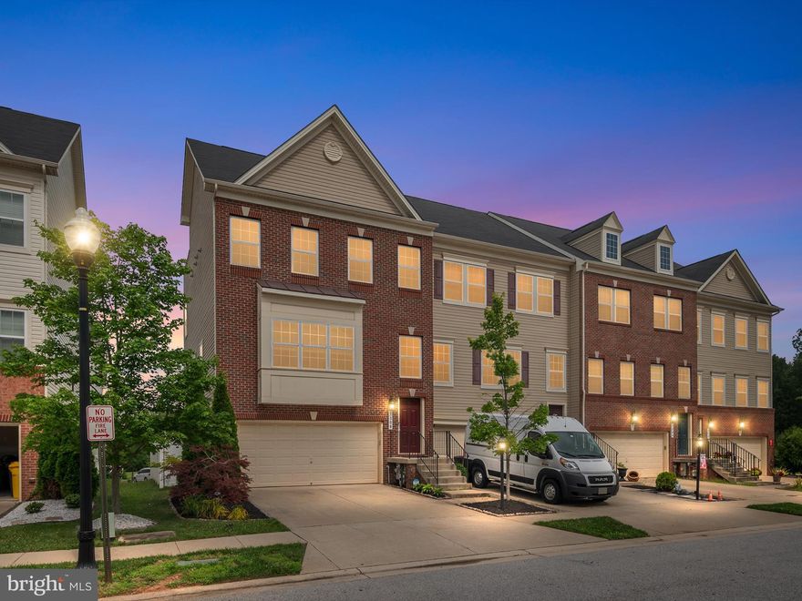 Welcome home to Tanyard Springs, a sought-after community offering comfort, convenience, and exceptional amenities. This spacious Lennar Easton model features over 3,000 sq ft across 4 finished levels, including 3 bedrooms, 3 full baths, and 2 half baths. Enjoy an open layout with hand-scraped hardwood floors, a mudroom, climate-controlled garage storage, and a versatile lower-level flex space with a full bath—ideal for a home office, gym, guest area, or rec room. The chef’s kitchen—the largest in the community—includes a butler pantry, walk-in pantry, granite counters, custom backsplash, and a large island perfect for entertaining. The top-level loft features a rooftop deck and rough-ins for a full bar. Community amenities include a pool, gym, clubhouse, playgrounds, tennis courts, dog parks, and scenic trails. Convenient to Ft. Meade, NSA, Baltimore, Annapolis & DC. Move-in ready—don’t miss it!