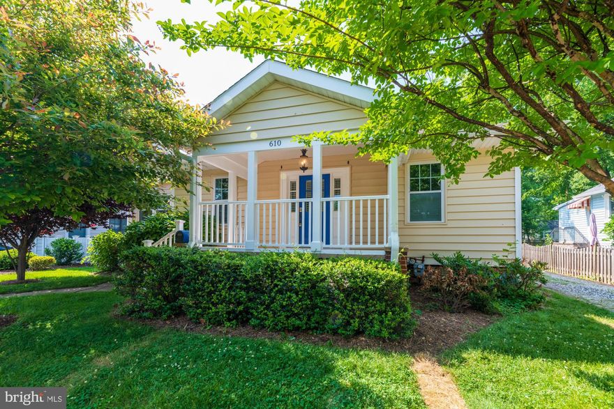 Welcome home to a charming piece of history and a home at a great price in Arlington! This is an authentic Sears house called the “Betsy Ross,” built in 1924. The owners worked hard to maintain its 1920s charm while modernizing it. It is 1,442 square feet, 3 bedrooms, 2 full bathrooms plus a bonus room. In 2015, it was completely renovated, which added approximately 350 square of living space.

Enter the home under a covered porch surrounded by trees providing pleasant shade, perfect for a table and two chairs to relax and enjoy the day. The living room has an inviting gas fireplace, which transitions to a well-sized dining room. The dining room as a box window complete with a long bench for seating and opens up for storage. Much of the main living area is hardwood floors.

The kitchen features granite countertops, stainless steel appliances, slow-close cabinets and ceramic tile. It also features a butcher block-style breakfast bar with a pass-through for seating. A skylight in the middle of the home lets even more natural light into the space. The main living area contains attractive shutters for privacy and practicality when you want to let the light in.

The owner’s suite features a walk-in closet, shutters, a ceiling fan and a private bathroom with a double vanity, plenty of storage and even a towel warmer when you exit the shower!

The home features two more bedrooms with closets as well as a bonus room with a frosted glass pocket door to save space. Make this room your office, hobby room or workout area. The bonus room has an exterior door for convenience to the backyard as well as a dog door already installed for your pup! A separate laundry space and storage cabinets for your convenience on the main living level.

The back yard features a large patio just inviting you to relax under an umbrella or host friends for a barbeque. Landscaping is ideal for low maintenance, with hardy scrubs and grass area.

The basement is unfinished and has approximately 1,000 square feet of storage space, more than enough!
The rear of the home features a large parking pad, which easily fits one car and plenty of on-street parking in the neighborhood. IMPORTANT: Be advised that the driveway on the side of the house is an easement, shared by your rear neighbor and must be kept clear at all times.

The neighborhood is very walkable. The 23rd street restaurants and bars and CVS are only two blocks away. Target and other shopping is 1.7 miles away. Pentagon City mall is only 1 mile away. 

Very convenient to public transportation! The Crystal City metro and VRE station and large underground retail complex is a 10 minute walk. The ride into DC is a mere 15 minutes; you couldn’t be any closer. Without traffic, you’re over the river in 10 minutes. And if you’re headed out of town, DCA airport is a 5-minute drive.

The area has also recently been branded as National Landing with up-and-coming corporations and university facilities. 

Make this charming home yours!