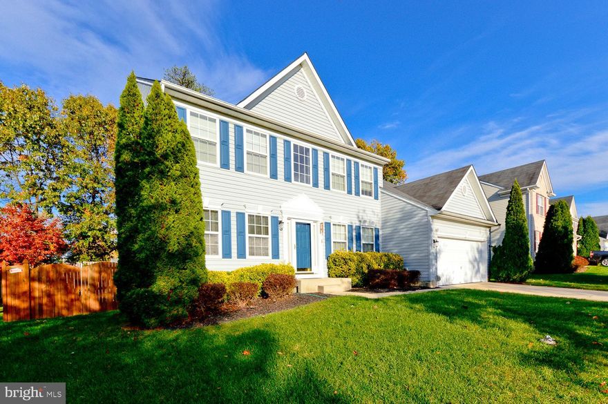 HOME FOR THE HOLIDAYS  - Grand Open Two Story Entry Foyer, 4 large bedrooms, 2 1/2 baths, two car garage,  Colonial, with separate living room, dining room and center great room/family room.  For those who work from home there is a main level  office/library.  Kitchen has been updated with newer cabinets, new flooring, granite counters, back splash and energy efficient appliances.  The kitchen opens up through patio doors to the deck and fenced back yard with a storage shed.  The upper level has a  landing that overlooks the main level.  The master bedroom has a  huge walk in closet, master bath with double vanities, soaking tub and separate shower.  The other 3 large bedrooms have large walk in closets.  The basement is full and ready for your finishing touches.   Close to Ft Meade, major routes and for commuting to Baltimore and DC.  This is a must see!!!