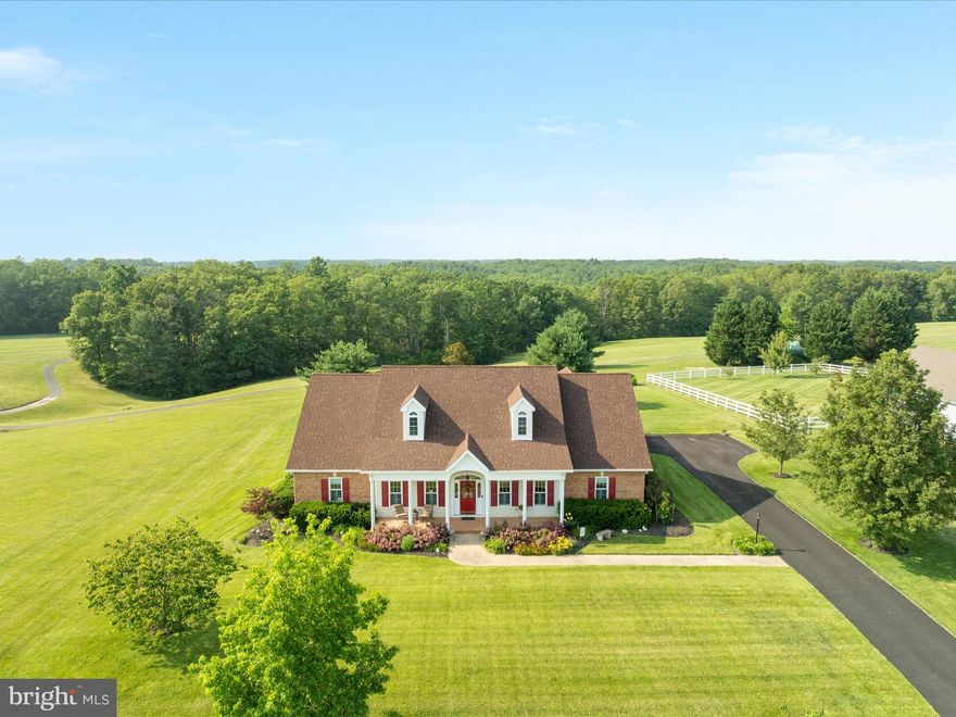 All brick home that backs to the 4th & 5th green of Sly Fox Golf Course on 1 acre! No HOA. Comcast internet.  Public water & sewer. This home has been updated with new roof (2024), new windows on front and side of home, custom shutters and plantation blinds throughout. HVAC 2016, Water Heater 2025. Amazing patio and hardscape out  back that overlooks the golf course! Upgraded kitchen w/all stainless steel appliances, corian counters and soft close drawers and upgraded cabinetry. There is an office off of the garage for a quiet, work from home space. Lovely breakfast room as well as formal living and dining rooms. Large family room w/gas fireplace with blower. Huge primary suite w/2 closets, large primary bath with 2 separate vanities, jetted tub and separate shower. The other 2 bedrooms are on the opposite side of home with a full bath. New tile floors in baths. This home has been impeccably maintained and is ready for it's new owners to call home! Close to Front Royal, Winchester, Strasburg - and hop on to I-81 or I-66. Great location!