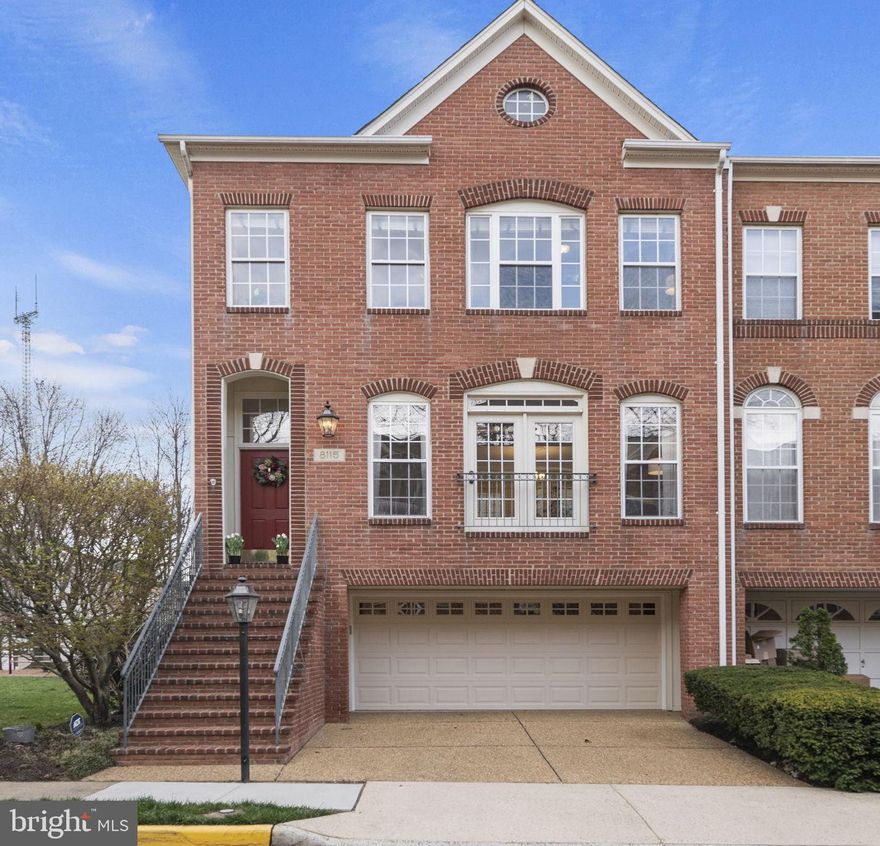 Welcome to this beautifully updated, sun-drenched end unit! One of the best lots in the neighborhood; open to common area and picturesque greenery. Mature trees provide privacy and peace even though you are just steps from the Mosaic District, Dunn Loring Metro, Gallows Road and close to Tysons Corner. The main level features an open living room with a wall of windows and built-in bookcases. A formal dining area is bright and open to plenty of room for a sideboard and table for 8. In the upgraded kitchen you'll find enormous windows, 42" cabinetry, gleaming countertops, a free standing island and pantry. All the kitchen appliances are stainless steel including double wall ovens, cooktop, microwave and a new refrigerator with in-door water and icemaker. Plenty of room for bar stools at the island and also a separate kitchen table area. Right off the kitchen is a gorgeous family room that features a gas fireplace, more windows with plenty of morning sun, enough space for a sectional sofa and a lovely area to gather.  The deck off the kitchen was remodeled to be composite in 2023 and backs to a beautiful fig tree! Mature trees provide a sense of privacy very rarely found in townhouse communities. The upper level features a generous primary suite with morning sun and windows on two sides. A walk-in closet provides ample room for clothing and storage. The primary bath has been completely renovated with a free-standing tub, new tile floors, new vanity, separate mirrors, upgraded countertop, separate shower with upgraded tiles and glass enclosure.  Two large additional bedrooms and a renovated hall bathroom complete the upper level. The lower level features a built-in bar area, gas fireplace, 1/2 bath and plenty of room to relax. The rear entrance walks straight out to a patio and the fully-fenced rear yard.  Generous, attached two car garage has plenty of space for cars, bikes, lawn equipment and extra storage.  Open guest parking is directly next to this townhome. Providence Park is a beautiful community in a terrific location very close to Gallows Rd, Routes 29, 495, 66,  and Dunn Loring Metro, Fairfax Hospital, Tysons Corner, and the Mosaic District.