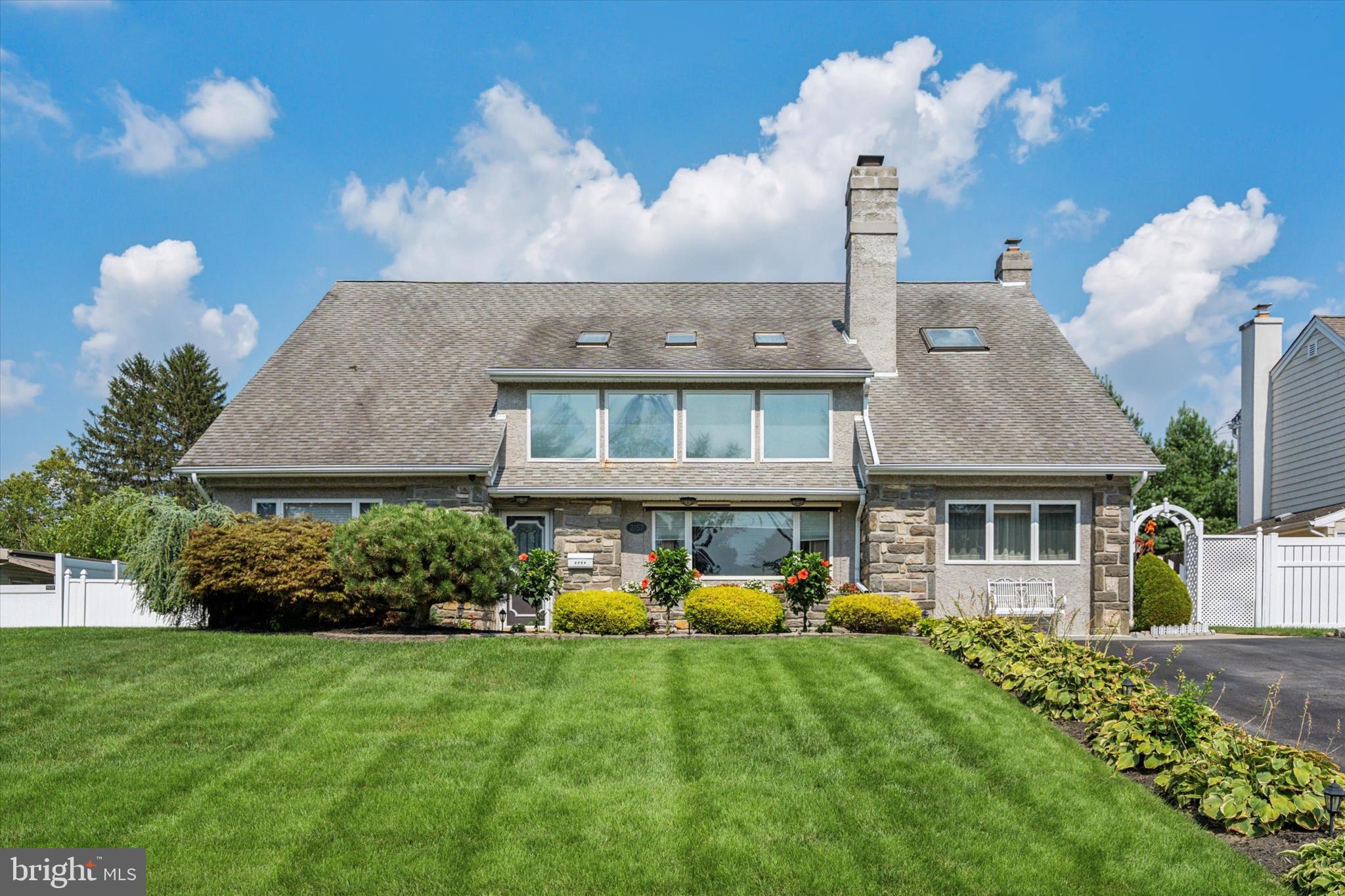 SHOWINGS BEGIN FRIDAY AUGUST 1st! Welcome to 2157 Mary Ln – A Private Retreat in the Heart of Broomall! Tucked away in the sought-after Marple-Newtown School District, this beautifully maintained 3-4 bedroom, 3 bath custom single-family home boasts a generous 2,919 square feet of living space and backyard bliss. Step inside and be greeted by vaulted ceilings, recessed lighting, and skylights. The living room features a cozy wood-burning fireplace, perfect for cool evenings, while the formal dining room provides a quiet space for hosting gatherings. A main-level office/bedroom offers convenience and function for work-from-home days or guest stays adjacent to a full bath with stall shower. The family room with bar area creates a fun space for casual entertaining or movie nights. Large eat-in kitchen with granite countertops, stainless steel appliances ample cabinets space for plenty of storage with a door leading to patio and backyard oasis. Enjoy summer to the fullest with a power retractable Sun Settler awning with remote control, an inground pool, pool shed plus a storage shed and a generously landscaped fenced in yard ideal for entertaining or relaxing in privacy. Upstairs, enjoy the convenience of a second-floor laundry room, 3 large bedrooms with lots of closet space for storage, a hall bath with tub and shower. The master bedroom is generous in size and closets. Master bathroom with a double vanity, ceramic tile floors and step up jacuzzi tub. 200-amp electrical service, duel zoned heating and cooling and security system. Pull down attic stairs provide access to a walk-up attic with tons of additional storage. Driveway off street parking for 4 cars. Minutes to shopping, parks, schools, restaurants, and major highways.
This home seamlessly blends comfort and entertaining—don’t miss your chance to own this rare gem.