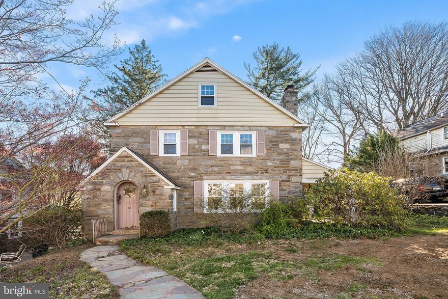 Nestled in the heart of the Brookthorpe Hills section of Broomall, this charming stone Tudor offers a ton of character and an incredible opportunity to make it your own. Featuring 4 spacious bedrooms and 2.5 baths, the home showcases gorgeous hardwood flooring throughout, adding warmth to every room. A fresh coat of crisp white paint provides a clean, inviting canvas, ready for your personal vision. Classic architectural details blend seamlessly with generous living spaces, creating a home full of potential and charm. This property presents a wonderful opportunity for buyers looking to customize and add value, with solid bones and enduring craftsmanship already in place. The third floor offers exciting flexibility; finish it as an additional bedroom, home office, or guest suite, or enjoy it as abundant storage space. The layout is both functional and adaptable, ideal for modern living. Whether you’re looking to create your dream home or invest in a property with great upside, this Tudor is full of promise. Located in a sought-after neighborhood close to shopping, dining, and top-rated schools, the setting is just as appealing as the home itself. With a little vision and creativity, this property can truly shine. Don’t miss the chance to bring new life to this classic Broomall beauty.