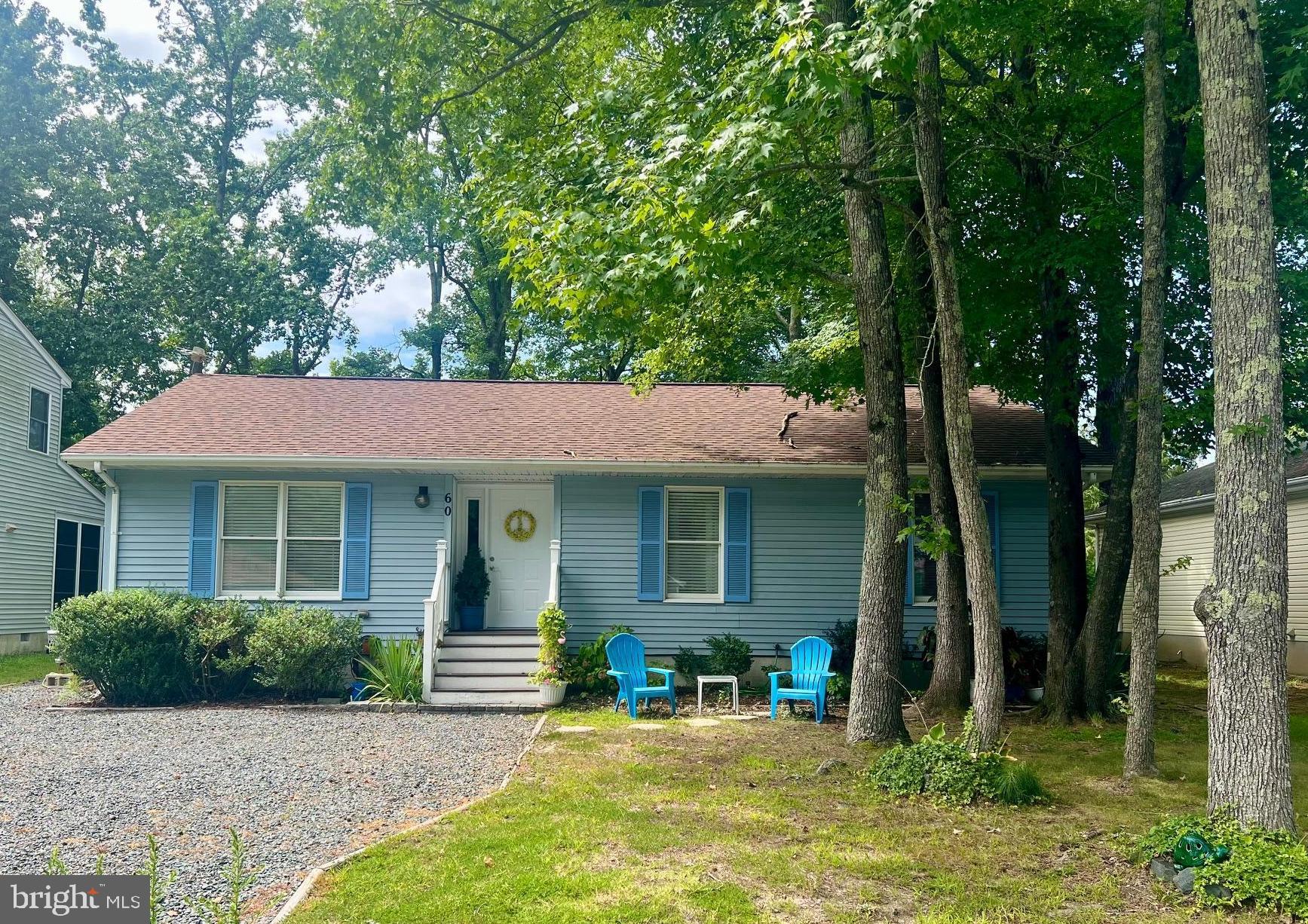 Motivated Sellers! Affordable Ocean Pines single-level, low-maintenance living in Sherwood Forest near South Gate! With an encapsulated crawlspace, newer roof and gutter guards - this house is ready for your updates and personal touches... sellers are offering a $3K UPDATE ALLOWANCE with an accepted offer! The possibilities are endless with 3 bedrooms and 2 full bathrooms , a large eat-in kitchen and inviting living room, sitting areas in both the front and rear yards, and ample parking for 5+ cars/boat including a spot beside the house. The current owners and their family have enjoyed this home for the past 9 years as full-time owner-occupants (not used as a rental) and all updates were made to maximize comfort and convenience (HVAC with programmable thermostat, built-in electric fireplace, walk-in showers) and minimize maintenance (ducts cleaned last year, gutter guards & roof, laminate flooring, crawlspace encapsulation). Thanks to the elevation of this section of Sherwood Forest, the owners have not had any issues with standing water beyond the OP drainage ditch. There is storage galore for bikes & beach gear with a backyard shed, attic with pull-down stairs, and wall-length closet in the kitchen in addition to bedroom and entry closets as well as a hallway linen closet. Laundry and storage is conveniently located in the hallway bathroom. Ocean Pines is known for its amenities - the yacht club and beach club, walking paths and parks, pool and golf memberships, boat ramp and marina - all of South Gate restaurant & shops as well as the pond, library, and indoor pool are a short bike ride from Nottingham Lane! Come see all that this home has to offer, schedule your private tour today! PLEASE NOTE: Fencing beside backyard shed and portable firepit will be removed by seller prior to settlement; note exclusions (wall decor, houseplants, items on shelves and in cabinets/drawers/closets. All floor plan measurements are approximate; buyers and their agent to confirm all tax, school, HOA, zoning, measurements, and location information.