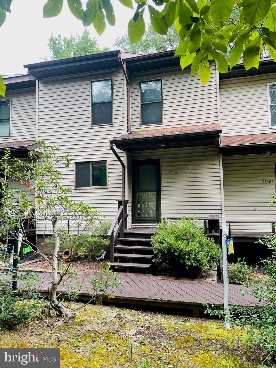 Spacious Two-bedroom, 2.5-bath townhome available now. Fresh paint and carpet. Wood-burning fireplace with a deck overlooking the woods. Washer and dryer included in partially finished basement. No pets. No smoking. Water, sewer, and trash included—credit application fee of $ 40.00.