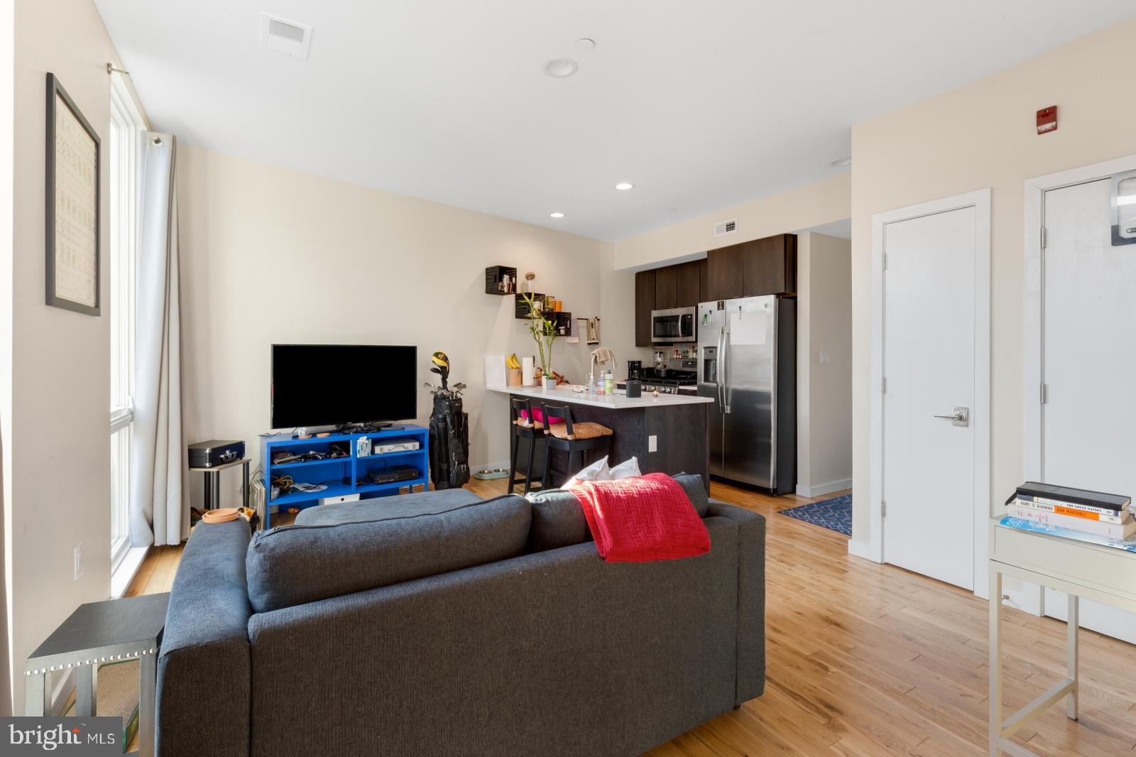 Available early April | Leasing Special: $1,600/month for 12 month term; or $1,550/month for 24 month term
Welcome to 1317 Frankford Ave #B! This beautiful 1 bedroom / 1 bathroom apartment is located right in the heart of trendy Fishtown. Features include hardwood floors throughout, central A/C, recessed lighting, in-unit laundry, and more! Entering this modern unit, you'll find a spacious living area with huge windows for natural light. This space is open to the kitchen which boasts a sleek island with counter seating, tile backsplash, great cabinet storage space, and stainless steel appliances including a dishwasher, microwave, oven/stove, and fridge. Continue back to the bathroom to find modern fixtures, tile flooring, a shower/tub, and a vanity. Your bedroom is nicely sized and has great natural light and a sliding double door closet. Central A/C and in-unit stacked washer/dryer will keep you comfortable year round. Schedule your showing today!
About The Neighborhood:
Located right on Frankford Avenue in the Fishtown neighborhood of Philadelphia. You'll be walking distance to great local hotspots including La Colombe, Fette Sau, R&D, Garage, Johnny Brenda's, Pizzeria Beddia, Pizza Shackamaxon, Barcade, Frankford Hall, Evil Genius Brewing Co, and so much more. Hetzell Playground and Adaire Alexander School are also just a few blocks away. Easily accessible via public transportation on bus routes or the Girard Station for the Market Frankford Line.
Lease Terms:
Generally, first month, last month, and one month security deposit due at, or prior to, lease signing. Other terms may be required by Landlord. $55 application fee per applicant. Pets are conditional on owner's approval and may require an additional fee, if accepted. (Generally $500/dog and $250/cat, and/or monthly pet rent). Tenants responsible for: electricity, gas, cable/internet, and a $30/month flat water fee.