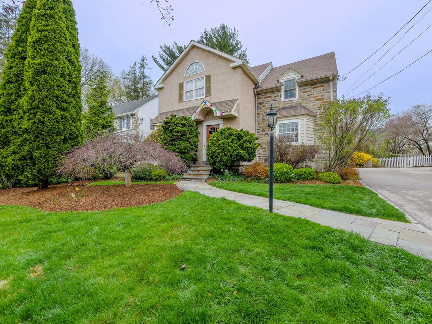 Welcome to this spacious and inviting home on the Main Line. It offers the perfect blend of suburban comfort and convenience, with easy access to shopping, dining, and commuter routes.

As you step inside, a bright foyer greets you with a convenient half bath right off the main floor for guests. From there, the layout flows naturally into a generous living room, ideal for relaxing or entertaining that connects seamlessly to the formal dining room.

The heart of the home is the well-appointed kitchen, which opens directly into the bright family room. A striking arched window in the family room frames beautiful views of the outdoors and leads out to a covered deck, perfect for morning coffee or evening gatherings with family and friends. Just beyond the deck, you’ll enjoy a private backyard that feels like your own peaceful retreat.

Upstairs, the second-floor features three generously sized bedrooms, each with its own private access for added convenience and privacy. The primary bedroom stands out with custom built-in closets and a luxurious en-suite bath complete with a free-standing tub, separate shower, and radiant heated floors. Bedroom two also includes its own en-suite bathroom, while a full hall bath serves the third bedroom.

Downstairs, the finished basement provides excellent additional living space, along with laundry facilities and a powder room.

Throughout the home, you’ll appreciate the thoughtful design, abundant natural light, and generous room sizes that make it feel remarkably spacious yet comfortably intimate and move-in ready.

This is a wonderful opportunity to enjoy the desirable Main Line lifestyle. The location is fantastic, close to public transportation and train stations, and easily walkable to Narberth and Suburban Square for shopping and dining.

Ready for its next chapter, come see it for yourself!