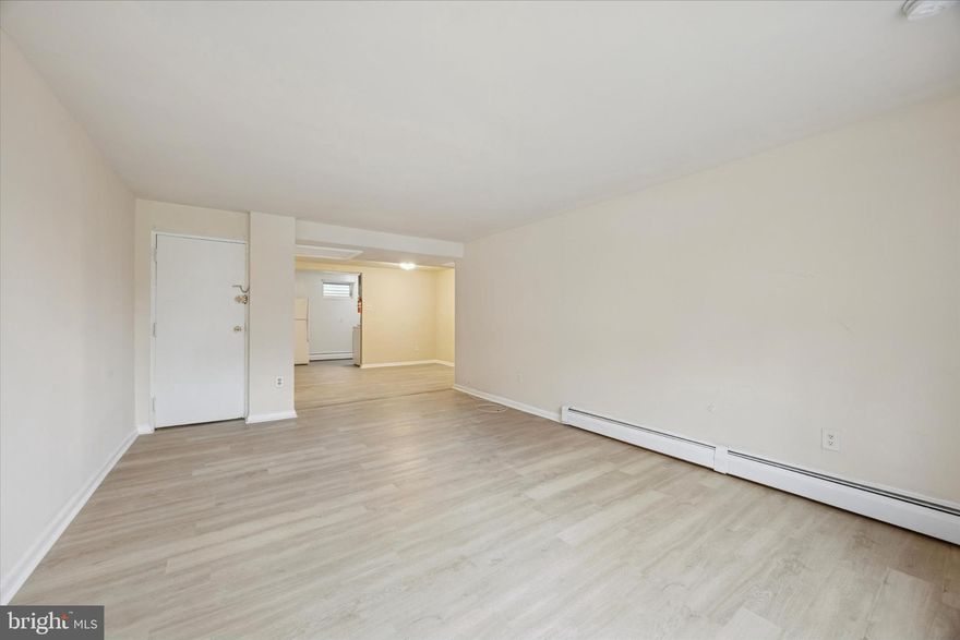 Welcome to 100 E Glenolden Ave, Unit D17 – a beautifully updated condo in the sought-after Contemporary Villages Condominium Association!  This freshly renovated 1 bed 1 bath unit offers modern comfort, maintenance free living and excellent community amenities in a convenient Glenolden location in Interboro School District.  Enter the 1st Floor unit through a private interior walkway and patio to find new luxury vinyl flooring and fresh paint, creating a bright and inviting atmosphere.  The spacious living room provides plenty of space for relaxing or entertaining, while large windows fill the home with natural light.  The kitchen features an efficient layout with ample cabinetry, counter and storage space.  The nicely sized bedroom offers comfort and privacy, and the full bathroom is clean, functional, and well-maintained.  Enjoy year round comfort with baseboard heating and an A/C unit, along with a convenient off-street parking lot, in-building laundry room and private storage closet accessed directly from the unit.  Located in the Contemporary Villages community, residents enjoy access to amenities throughout its' 12 acre grounds including two swimming pools, a tennis court, landscaped courtyards, walking paths and ample parking.  The association takes care of exterior maintenance, snow & trash removal, water and lawn care, enabling your low-maintenance lifestyle.  Situated close to local shops, restaurants, parks, Philadelphia International Airport and public transportation including SEPTA's Glenolden Train Station and bus route on Chester Pike a short walk away, this condo is ideal for commuters and anyone seeking convenience and value.  Seller is offering assistance for buyer's closing costs!  Whether you're a first-time buyer, downsizing, or looking for a turnkey investment property, Unit D17 is move-in ready and full of potential.  Don’t miss this opportunity—schedule your tour today!