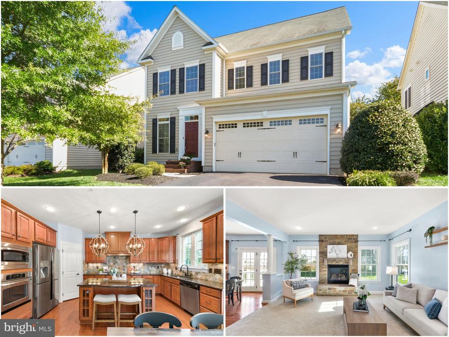 Jane Austen has said, "There is nothing like staying at home for real comfort."  Welcome to 9168 Bealls Farm Road... where the comforts of home abound! This four finished level home situated in sought-after Villages of Urbana features 5 bedrooms, 4.5 baths, and endless upgrades throughout!  Living is easy on the spacious and bright main living level featuring an open-concept design perfect for entertaining a crowd... or a cozy and comfy family night in. The kitchen does NOT disappoint with its plentiful cabinetry, stainless steel appliances, custom lighting, and oversized island. Step outside the kitchen through  onto the spacious deck backing to farmland… the perfect place for al fresco dining. The elevated comfort of the main level continues into the large family room featuring a fireplace with stone hearth, and a tucked-away office complete with  built-ins and French doors.  Spacious and gracious, this level is literal perfection in its design, function, and style! Upstairs, the primary suite boasts a beautiful tray ceiling, large walk-in closet with custom lighting and shelving, a second walk in closet, and dreamy spa-like bathroom!    Three additional generously-sized bedrooms with walk in closets and hall bath, along with a bedroom level laundry room (featuring custom cabinetry and laundry sink!) for your convenience, complete the bedroom level. the finished attic-level is the perfect place for hosting guests! A large loft area, full bath, and fifth bedroom can be found here. Finally, the finished basement provides a large rec room... a blank slate with endless possibilities. A finished full bath, and two large unfinished storage rooms complete this space. New carpet throughout, fresh paint, and brand new cooktop and microwave! Walk to the community pool, parks, restaurants, shops, and more. Whether in the house itself or enjoying all the community has to offer, the comforts of HOME are found HERE at 9168 Bealls Farm Road!