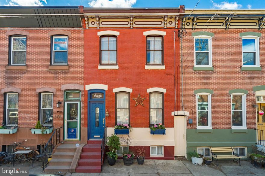 Boasting an array of sleek finishes and a thoughtful open-plan layout, this charming well-maintained two-story brick home is located in the highly desirable Fishtown neighborhood of Philadelphia. Living in this community, one is immediately aware of the commitment of the residents who do their part to keep this city beautiful.  Beyond a functional entryway space, the home flows into a luminous, open-concept living, dining, and kitchen area. Upon entrance, you are immediately drawn to the blend of charm and character of an old home with the added modern comforts of today. The bright and open living and dining rooms with artful hardwood floors are the perfect showcase for the original ornamental staircase that leads to the second floor. Features of this home include a Central AC/Heating system, a remodeled kitchen with stainless steel appliances, tons of cabinetry, and solid surface countertops. On the first floor, you’ll also find a newly remodeled full bathroom, washer and dryer, and thoughtfully designed storage cabinets. From the main living level, there is a stairway leading to the finished basement which is perfect for a media room or an office space. The second floor has 3 bedrooms and a full bath. The size of the master bedroom located in the front of the house is more extensive than most master bedrooms in the area. What makes this home even more special is its location. Not only is it convenient for walking, but it's also a convenient location for commuting downtown. This wonderful neighborhood is close to public transportation, blocks away from Cedar Point Bar & Kitchen, ReAnimator Coffee, Loco Pez, Beehive Bake Shop, Green Eggs Cafe, Riverwards Produce Market and only a few minutes walk to the shops on Frankford Ave. Here you will find a lovely home to call your own in Fishtown. Perfectly updated and immaculately kept, just bring your things and move right in!