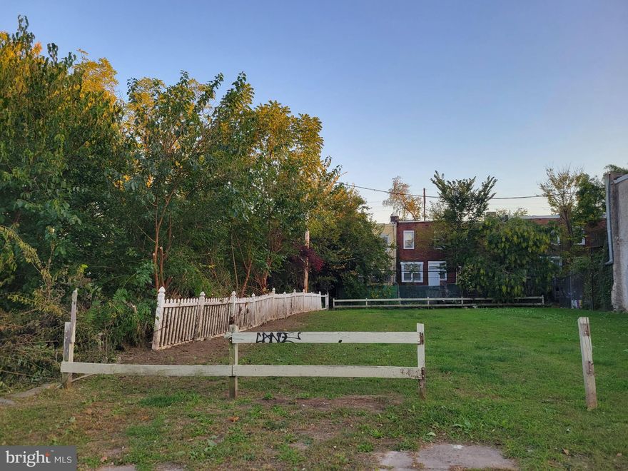 Vacant Lot in a developing area of West Philadelphia.  Zoned CMX2 New Construction Ready  .. Great Opportunity & Great Location!