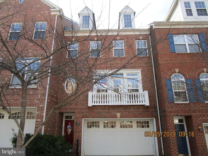 Absolutely gorgeous 3 level townhome with 3 bedrooms, 3 1/2 baths, hardwood floors, huge gourmet kitchen, 2 car garage and much more! You won't be disappointed! Thanks for showing!