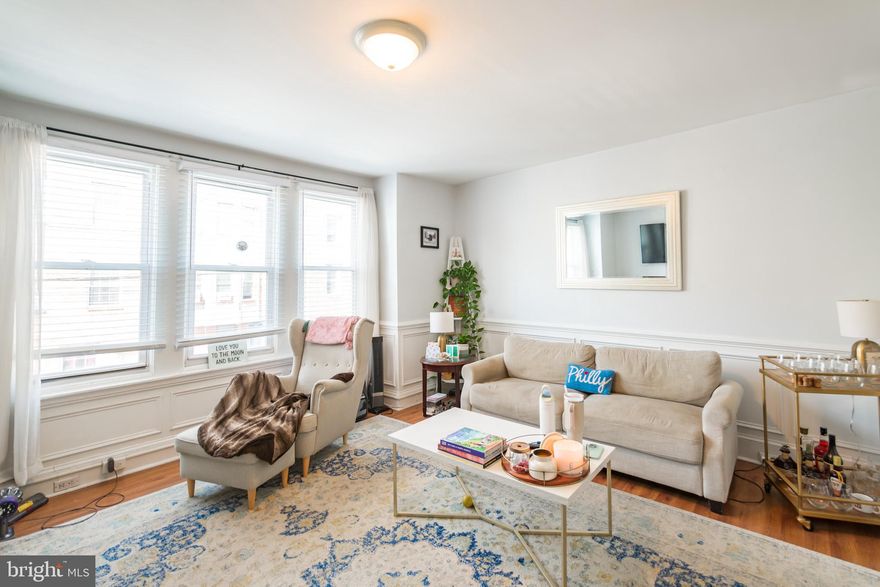 *Available 5/1*

Welcome to 1161 S 12th St! This lovingly maintained second floor bi-level apartment is located in the thriving heart of Passyunk Square. Upon entering you will notice the spacious living room with hardwood flooring and large front facing windows.  Heading further in you can find the full bathroom and modern kitchen, which comes equipped with a stove/oven, microwave, refrigerator, and plenty of cabinet storage! Heading up to the second level you will find the units primary and second bedrooms. Both feature ample storage options and plenty of natural light. Additionally, this unit comes with a dedicated laundry space with cabinet storage. This home is just steps from the Italian market and Broad Street Line; while center city is just a short walk away!

Lease Terms: Generally, 1st month, and 1-month security deposit due at, or prior to, lease signing. Other terms may be required by Landlord such as last month’s rent upfront. $65 application fee per applicant. Tenants are responsible for: electricity, gas (if applicable), cable/internet, and a $10/mo technology fee. Water is a flat monthly fee of $75. Additional fees or requirements may be applicable for units with Homeowners or Condo Associations.  Landlord Requirements: Applicants to make 3x the monthly rent in verifiable gross income, credit history to be considered, have no evictions within the past 5 years, and must have a verifiable rental history with on-time rental payments. Exceptions to these criteria may exist under the law and will be considered. Cosigners will be considered. 

*Pets are conditional on owner’s approval and may require an additional fee; Pets Permitted; with a $500 Non-Refundable Pet Fee if accepted.