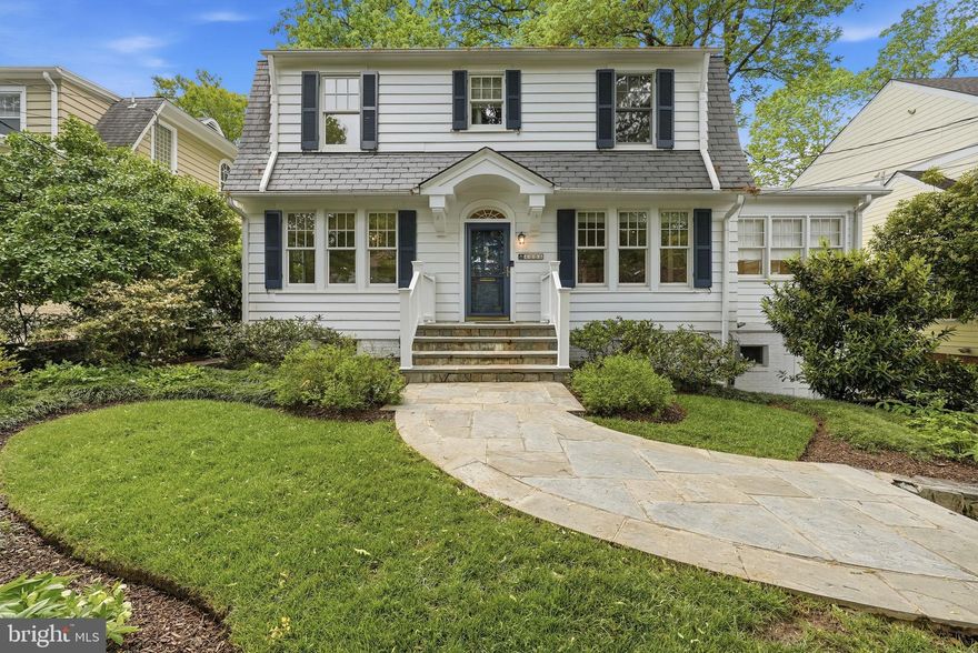Tucked away on a quiet street, this thoughtfully updated and expanded Dutch Colonial offers the perfect blend of classic charm and modern living. Generous spaces are found exactly where you need them - a welcoming first-floor family room with a fireplace, a beautifully appointed kitchen with a vaulted ceiling and casual dining area, and a sun-drenched sunroom perfect for relaxing or entertaining.

The second floor features four bedrooms, including a spacious primary suite complete with a custom built-in desk and office area - ideal for those who work from home. Throughout the home, original architectural details and an abundance of built-ins have been lovingly preserved, giving the space a warmth and character that newer homes simply can't replicate.

A separate outbuilding offers incredible flexibility - whether you envision an art studio, a private office, or something else entirely, the possibilities are yours to explore.

All of this, just under a mile from the Metro and the vibrant shops, restaurants, and energy of downtown Bethesda.