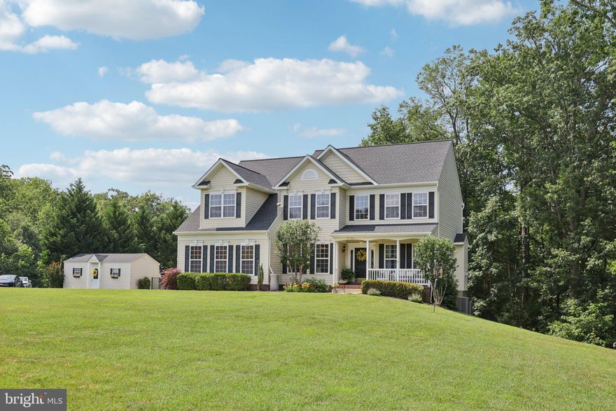 Welcome to Ben Oaks! Known for its convenient but rural feel, this neighborhood is home to beautiful homes on larger lots. This 2 story colonial-style home is the former model home and still shows that way but even more updated! It sits on a full finished basement and has a resort-like backyard with a heated, saltwater in-ground pool, fenced yard and a spacious deck. Main level bedroom (currently used as a large pantry/scullery) adjacent to a full bathroom offers added flex space to use as it suits you! So many improvements and tasteful finishing touches have been done throughout this home. Stacked stone backsplash matches the fireplace feature wall, all new hardware installed on interior doors, new light fixtures, newer deck, new LVP flooring, new pool equipment, EV charging station and more! Close to schools, quick trip to WaWa, 10 min to all new Weis, Aldi and other shopping coming soon to Mechanicsville. 20 minutes to Waldorf, 25 minutes to PAX NAS, straight shot to both!