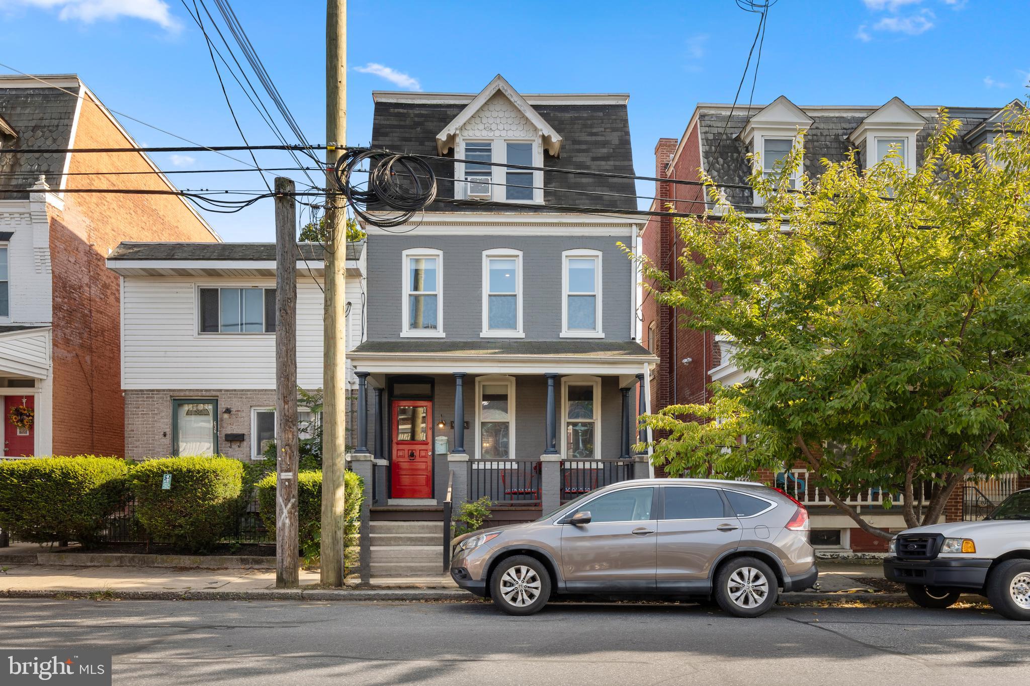 Welcome to 634 E. Chestnut, where historic character meets modern convenience. This beautifully updated three-story townhome offers everything you’ve been searching for: off-street parking, a private fenced backyard, and thoughtfully designed living spaces that make everyday life feel a little more special. Step inside and you’re greeted by soaring ceilings, rich natural light, and timeless details like exposed brick walls that add warmth and charm. The open layout flows seamlessly from the spacious dining room into the inviting living room- perfect for both cozy evenings and lively gatherings. The kitchen, with its classic design and elegant updates, honors the home’s original character while providing today’s high-end functionality. Upstairs, the primary suite feels like a true retreat. Vaulted ceilings, generous closet space, and an ensuite bath designed for both beauty and ease, with double vanities, an oversized tile shower, and the convenience of laundry right where you need it. Another bright bedroom and full bath complete the second floor. The third floor offers two additional bedrooms filled with natural light, ready to be used as guest rooms, a home office, a workout space- or all three. Outside, you’ll love the peaceful backyard for unwinding or entertaining, and the rare bonus of off-street parking for two to three vehicles. All of this is just a short walk from downtown Lancaster, where you can enjoy dining, shopping, and everything the city has to offer. This home truly has it all: style, function, and location. Come see for yourself and imagine the life waiting for you here.