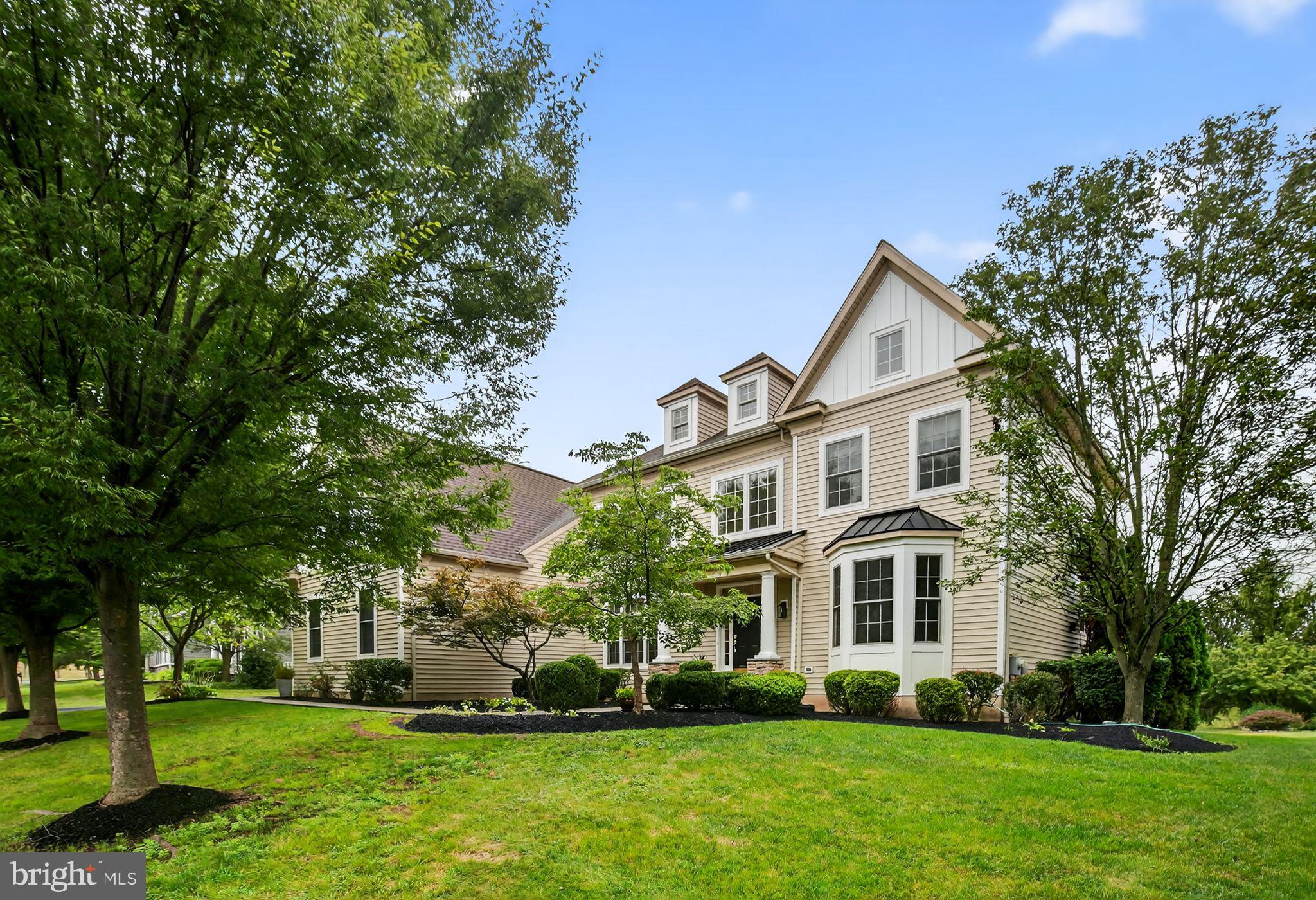 IT’S ALL HERE….A Spectacular Custom-Built Luxury Home in the Prestigious Lederach Golf Club!
Welcome to 512 Championship Drive! This beautifully maintained, high-end home, lovingly cared for by the original owners, nestled within the highly sought-after Lederach Golf Club community in the widely respected Souderton Area School District. This stately center hall colonial with stone accents is a true reflection of superior craftsmanship. From the moment you arrive, the home’s commanding presence, landscaping, and impressive curb appeal set the tone for the elegance within.
Offering a unique blend of forward-thinking construction, innovative design and thoughtful finishes is showcased in the meticulous detailing, and timeless layout. The original stucco exterior was recently remediated, removed and upgraded with top-of-the-line, brand NEW siding. The home features a NEW roof and NEW hot water heater for peace of mind.
Step into the dramatic two-story foyer, where a grand staircase, hardwood floors, and soaring ceilings create a breathtaking welcome. The great room is a showstopper with a floor-to-ceiling wall of palladium-style, top-tier Anderson windows and a cozy gas fireplace with hearth. Experience cinematic sound with the included 5.1 in-wall surround sound system, a premium upgrade that provides a clean, clutter-free look. This professionally installed home theatre setup delivers immersive audio throughout the room, perfect for movie nights and entertaining. The uninterrupted golf course views from a prime location on the 6th fairway — simply magnificent!
The gourmet kitchen is a chef’s dream, outfitted with 42” cherry wood cabinetry, high-gloss granite countertops, stainless steel appliances, and an oversized island with a four-burner gas cooktop. Gorgeous real hardwood floors and on-trend two-panel doors throughout this beautiful home. Entertaining effortlessly on your rear deck and patio with pavers, makes the perfect private retreat to relax while watching the sunrise and sunset or indulging in S’mores over the backyard firepit.
Host memorable dinners in the formal dining room, or enjoy quiet evenings in the elegant living room featuring a bay window. A first level private office or study located in the rear of the main level can be easily converted to an adjoining full bath (from the current half bath) to offer flexible use as a fifth bedroom, perfect for in-laws, au pairs, or guests. Upstairs, the owner’s primary suite is a palatial sanctuary with dual walk-in closets, a massive sitting room, and an en-suite featuring a jetted soaking tub, freestanding shower, and elegant finishes. The Princess suite includes a private full bath and sizeable closet, while the additional two bedrooms share a spacious Jack-and-Jill bath and both feature plush carpeting, bright windows, and ample storage.
The daylight basement offers egress windows, roughed-in plumbing, and is ready to be finished to suit your needs. Additional highlights include a sump pump, security system, exterior lighting, and an oversized three-car garage — all with NO HOA fees. What a score!
Ideally located just minutes from Skippack Village (charming shops & restaurants), Evansburg State Park, Merrymead Farm, Providence Town Center (Collegeville) and King of Prussia Mall. PA Turnpike access (under 10 minutes). This meticulously maintained home offers a rare blend of luxury, comfort, and convenience in one of the area’s most coveted neighborhoods. With thoughtful upgrades, premier golf course views, and a layout designed for both everyday living and elegant entertaining, this is your forever home — inside and out. Video walkthrough and Matterport 360 degree virtual tour are also available. DON’T MISS THIS OUTSTANDING AND RARE OPPORUNITY!