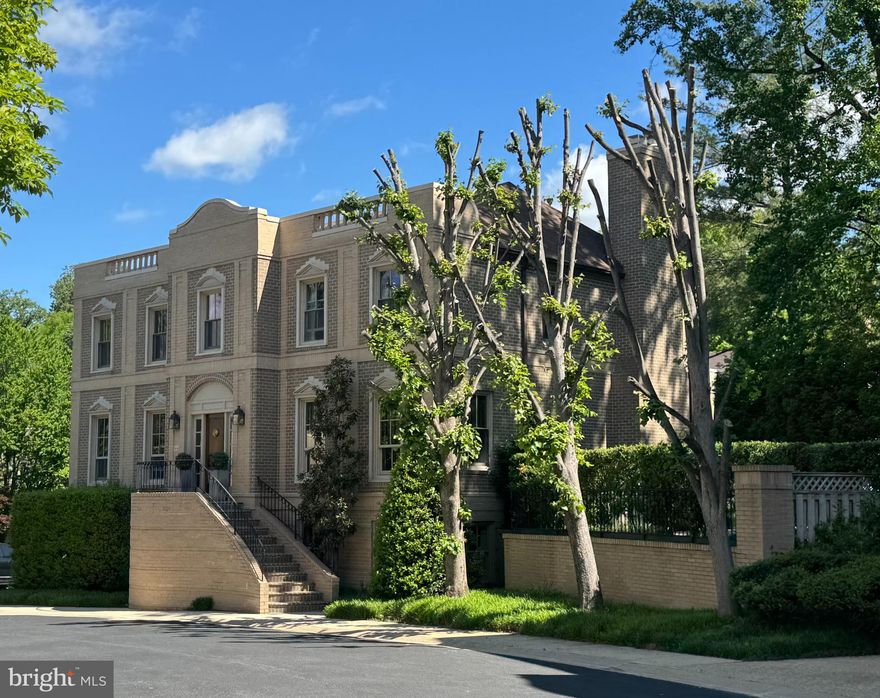 The Berkley neighborhood residences are synonymous with quiet luxury and restrained elegance in a distinguished enclave, on the site of the former Rockefeller Estate, a sophisticated brick 5700 sq foot home with spa and pool, private landscaped large yard perfect for entertaining.