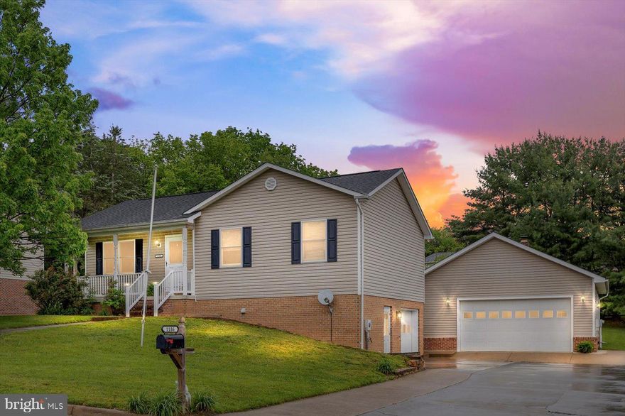 Well-Maintained 3-Bed Ranch with Dream Oversized Garage and Workshop on a Spacious Lot!
This immaculate 3-bedroom, 2-bath ranch offers over 1,700 square feet of beautifully finished living space, including a partially finished basement. Perfectly situated on a large, level lot in a desirable neighborhood, this home is ideal for those seeking comfort, convenience, and incredible garage space.
Step inside to discover hardwood floors throughout the main level and cozy carpet in the basement. The open, light-filled layout provides a welcoming flow, while the partially finished basement includes an additional garage—perfect for extra storage or hobby space.
The standout feature is the massive garage and shop, complete with an oversized 2-car door—perfect for vehicles, equipment, or serious workshop needs. A separate storage shed offers even more space.
Enjoy the peace and quiet of this well-kept property with easy access to I66, making commuting a breeze. Clean, well-maintained, and move-in ready—this is the opportunity you've been waiting for!