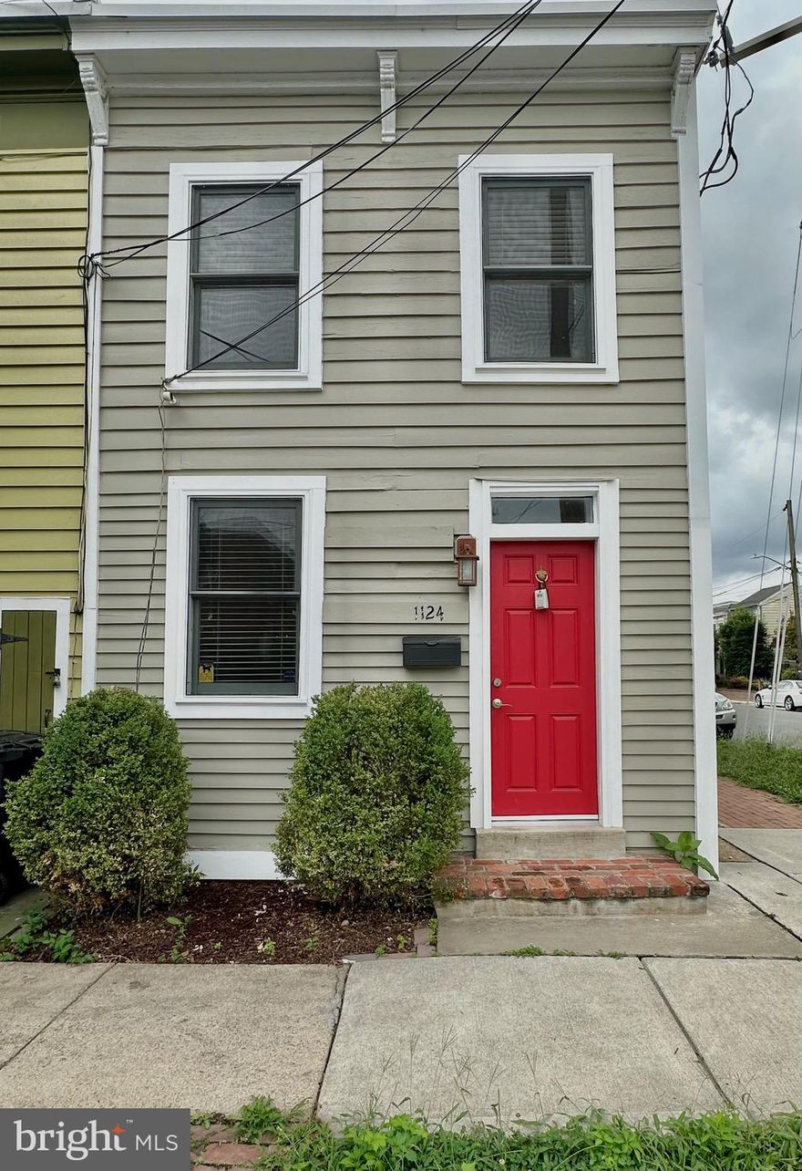 Welcome to 1124 Princess Street in the heart of Old Town Alexandria VA!  Beautiful 2 Bedroom/1 Full Bath/1 Half Bath home.  Lovely hardwood floors throughout.  French doors lead to the fenced in backyard perfect for entertaining. Upper level includes sun-filled rooms and laundry. Spacious hallway bath. Close to all Old Town Alexandria's shops and restaurants.  Short distance to King Street Metro.