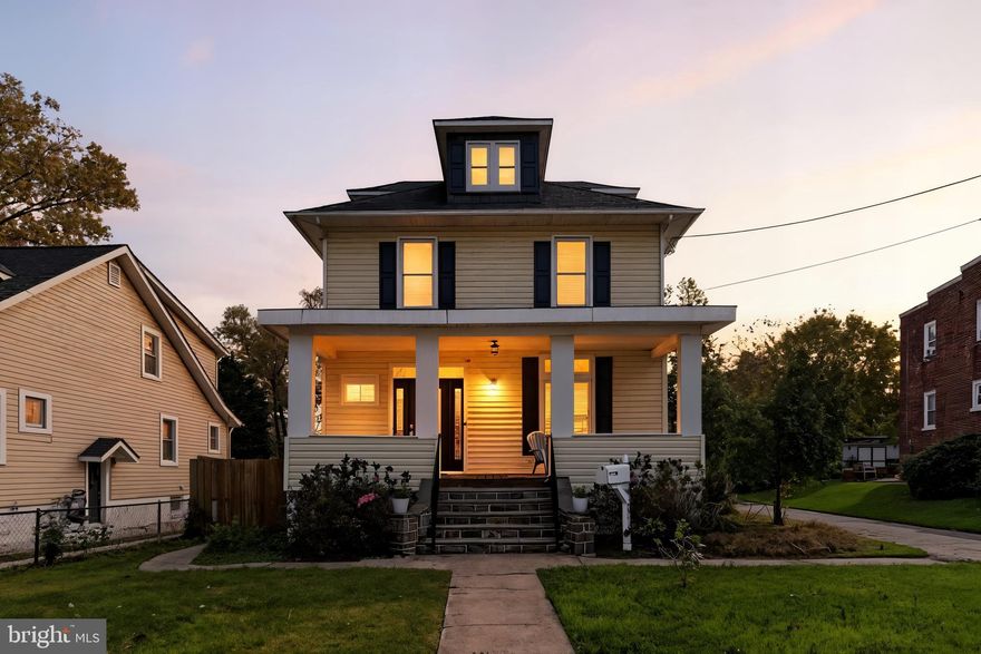 Don't miss this beautifully renovated craftsman gem nestled on a picturesque, tree-lined street in the heart of Westfield. Thoughtfully updated throughout, this home features dual-zone HVAC, new windows (2020), and a new water heater (2022).

A charming front porch welcomes you into a bright and open main level, featuring a spacious foyer, dining room, living room, and kitchen—all with gleaming hardwood floors, abundant natural light, recessed lighting, and custom plantation shutters. A conveniently located half bath completes the first floor. 

The stunning chef’s kitchen boasts quartz countertops, soft-close custom cabinetry, a large island with breakfast bar seating and prep sink, and premium stainless-steel appliances. Sliding doors open to the exterior.

Upstairs, the second level showcases a serene primary suite with a walk-in closet and a beautifully appointed marble-tiled ensuite bath. Two additional bedrooms and a full hall bath with quartz counters and tile complete this level—all featuring hardwood floors and abundant natural light.

The third level offers a flexible bonus space ideal for a playroom, home office, or guest bedroom.

The finished basement includes new (2023) carpeting, a half bath, laundry/utility room, and a spacious recreation or family room.

Outside you will find a beautiful level back yard, fully fenced in, a deck, a custom-built swing and fire pit station, and “crab shack” which is perfect for entertaining! 

A long driveway and detached garage provide ample parking. Come see yourself living here!