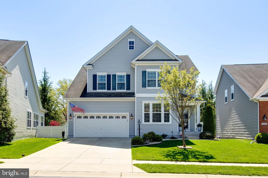 “A 2.35% assumable VA loan is available for a qualified VA-eligible buyer.” Welcome to 7870 Sunhaven Way, a beautifully maintained, truly move-in-ready home offering exceptional value—without the wait and uncertainty of new construction. Built in 2017 and located in the highly desirable Boyer’s Ridge community, this stunning residence features a two-car garage and a timeless Craftsman/Colonial-style exterior with a welcoming covered front porch. Step inside to a bright, open, two-story foyer that sets the tone for the home’s light and airy design. The main level features a spacious family room with a gas fireplace, seamlessly connected to the dining area and gourmet kitchen—perfect for both everyday living and entertaining. The kitchen showcases granite countertops, a breakfast bar, and stainless steel appliances. A dedicated main-level office, along with a powder room, completes the first floor. Upstairs, the primary suite offers a peaceful retreat with large walk-in closets and an en-suite bath featuring dual vanities, a soaking tub, a separate shower, and a private water closet. Three additional generously sized bedrooms share a well-appointed full bath with dual sinks. A convenient upper-level laundry room adds everyday practicality. The fully finished lower level expands the living space with an expansive recreation area, an additional room, a full bathroom, and ample storage and utility space. Enjoy outdoor living in the south-facing backyard, complete with a spacious custom paver patio—ideal for relaxing or entertaining. Conveniently located within walking distance of the community clubhouse, playground, and swimming pool (including a separate kiddie pool), and just minutes from Fort Meade, NSA, BWI Airport, the MARC train station, and major commuter routes including I-95, I-295, and Route 100. Nearby shopping and dining options include Arundel Mills, Costco, Walmart, Lowe’s, and a variety of restaurants—offering both comfort and convenience. Recent upgrades include new upstairs carpet with premium padding (September 2025), new basement carpet (2021), a custom shiplap accent wall, a paver patio (May 2018), a new fence (2023), a freshly painted interior using Benjamin Moore Regal Select, a new shed (2026), and a Kinetico whole-house water filtration system (2025).
This original-owner home is thoughtfully designed for comfort, function, and style. School  information: Severn Elementary, Old Mill Middle North, Severn Run High School.